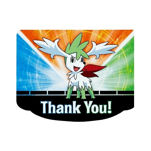 Pokemon Party Thank You Cards (Pack of 8)