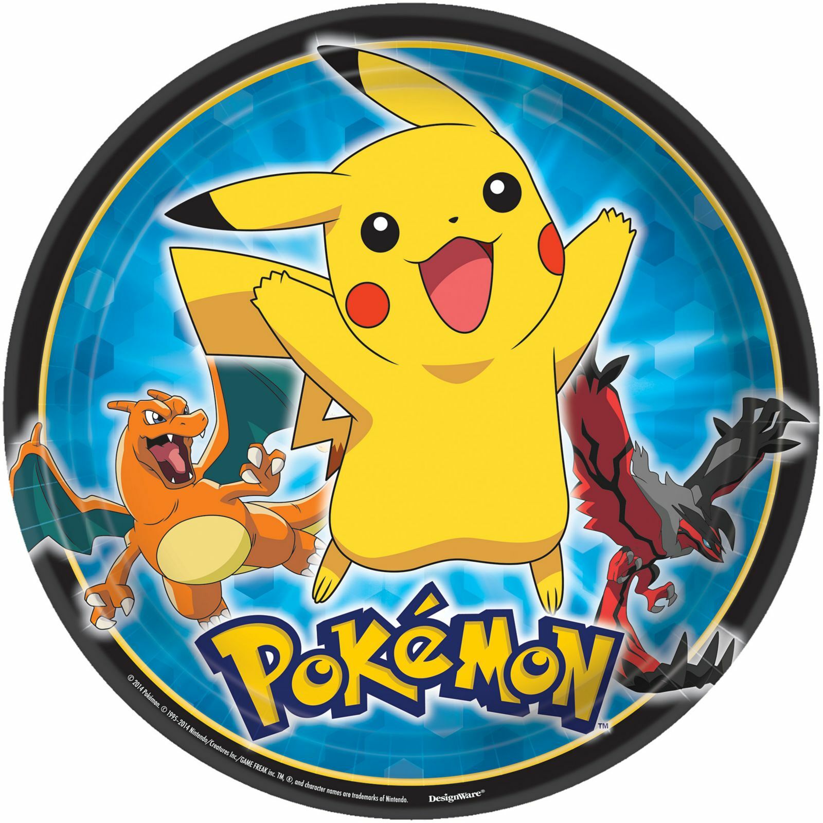 Pokemon Large Paper Plates (Pack of 8)