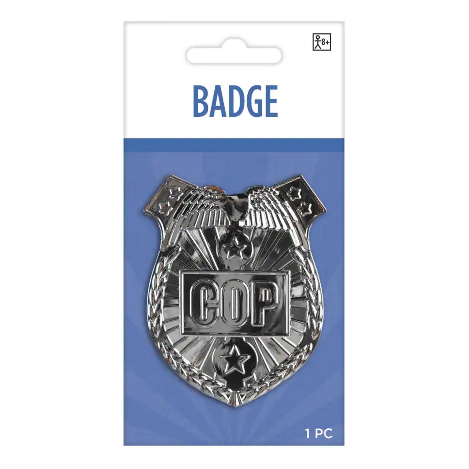 Police Cop Plastic Badge