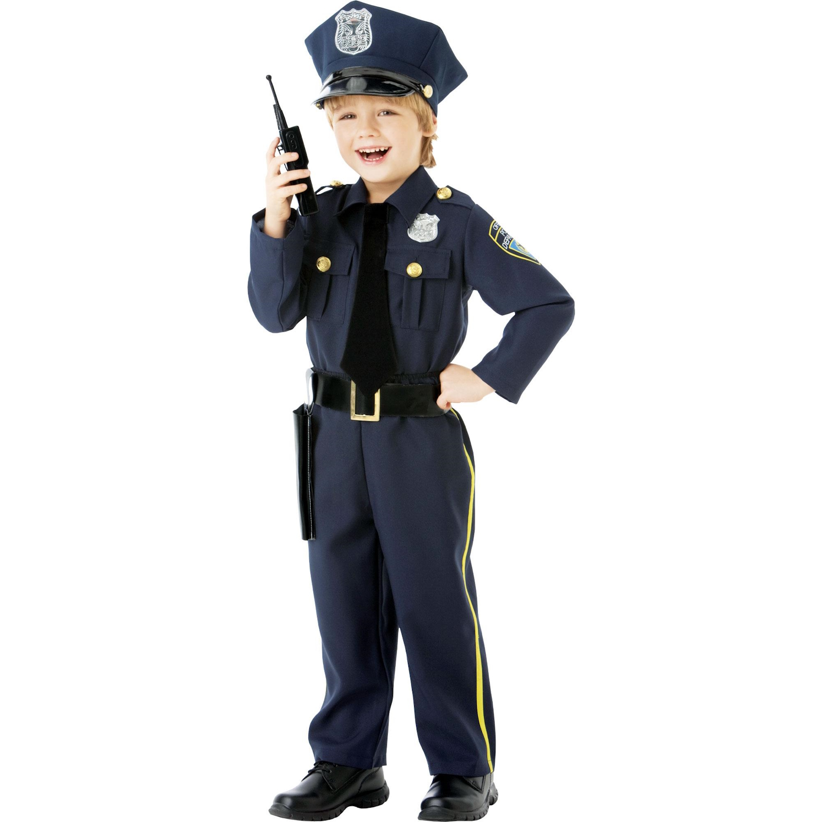 Police Officer Boy Costume 4-6 Years