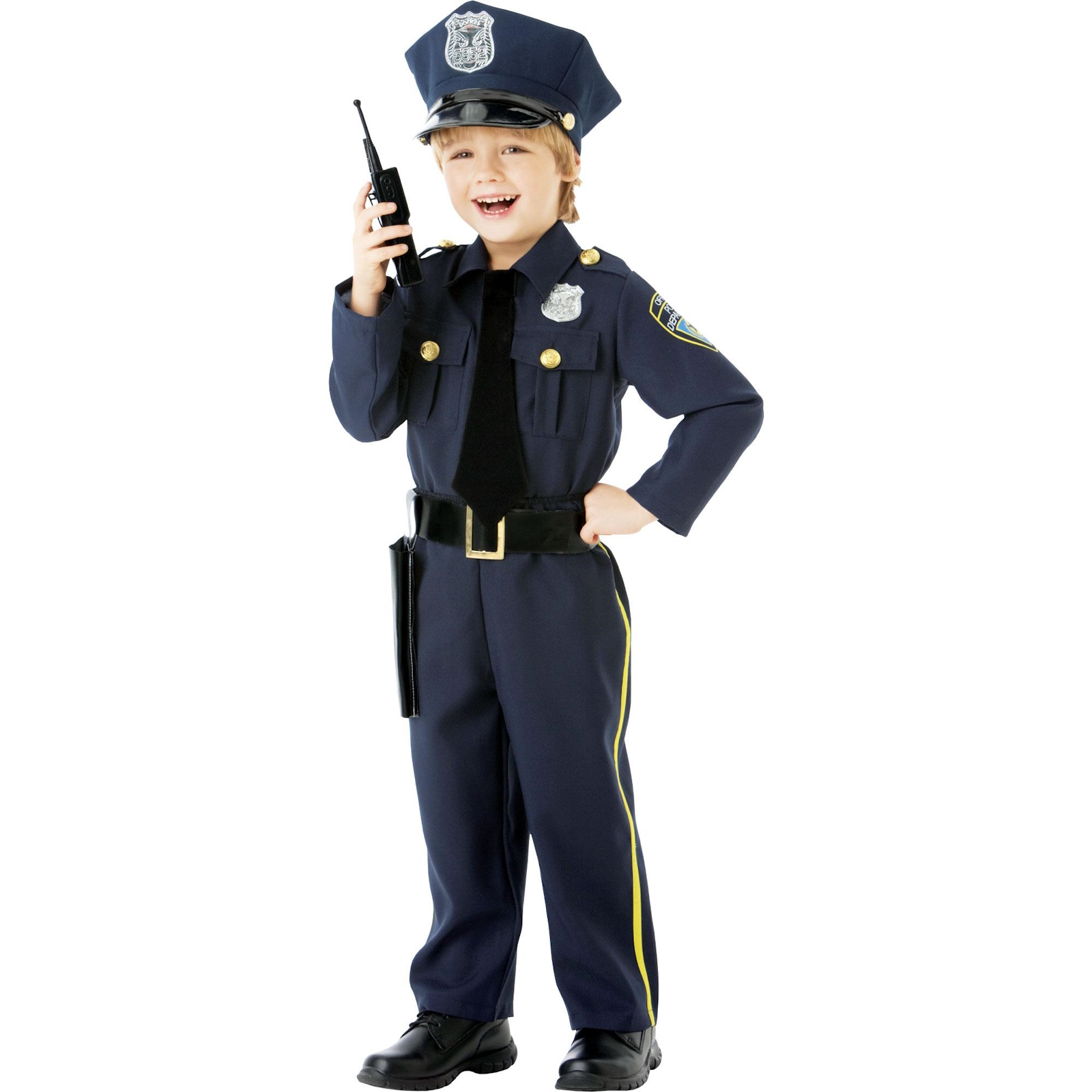 Police Officer Boy Costume 6-8 Years
