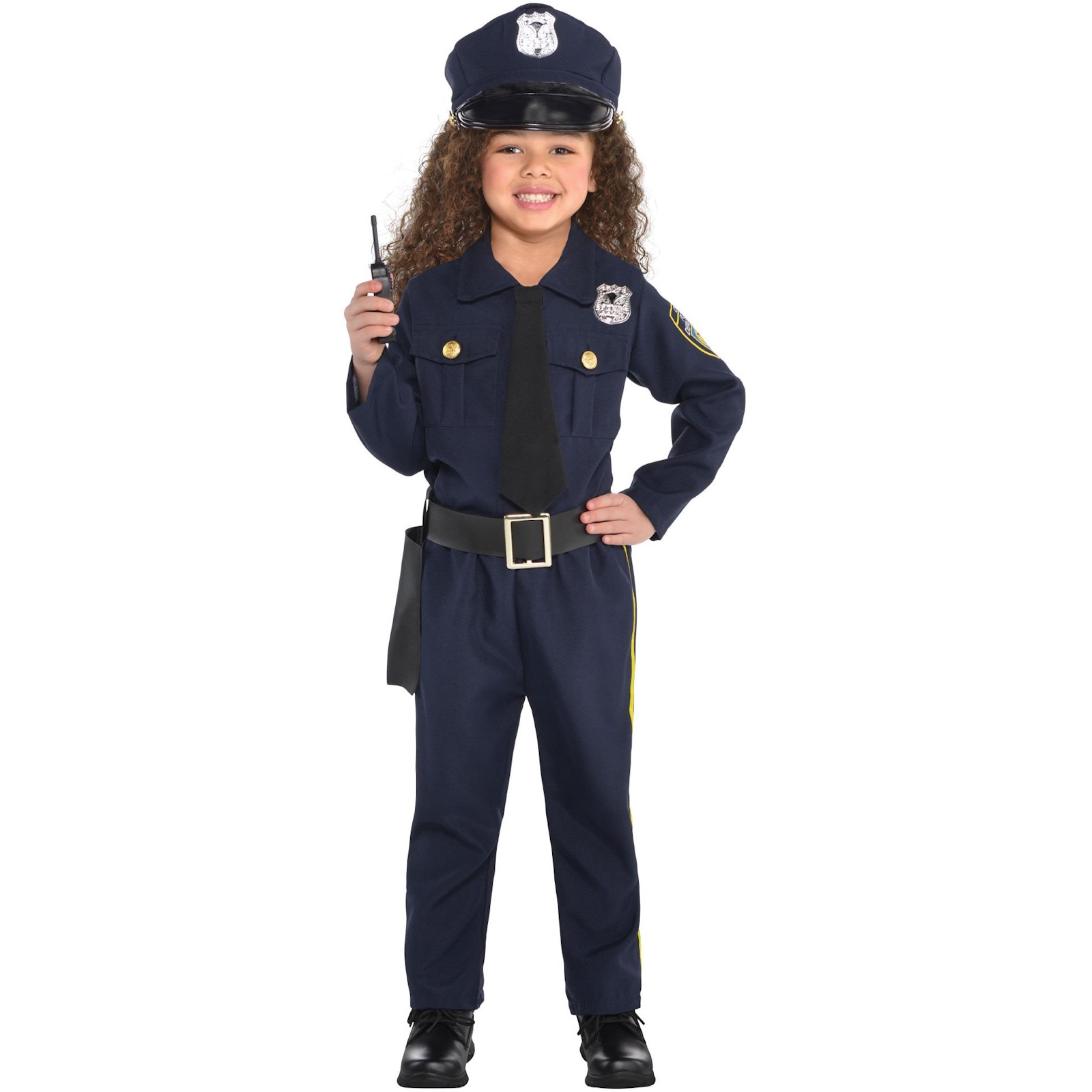 Police Officer Girl Child Costume 6-8