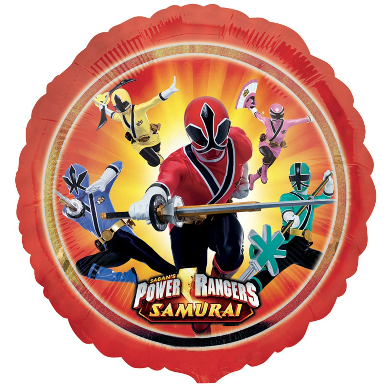Power Rangers Samurai Helium Balloon