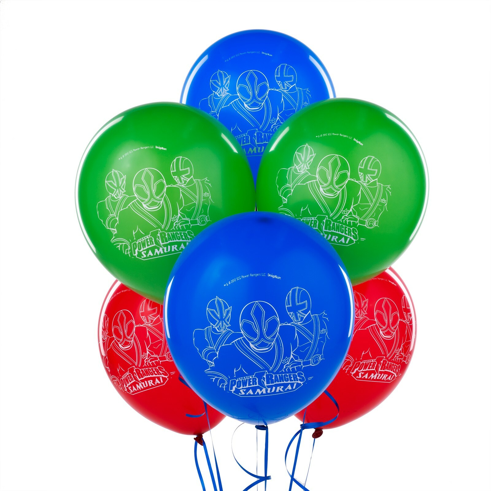 Power Rangers Samurai Balloons (Pack of 6)