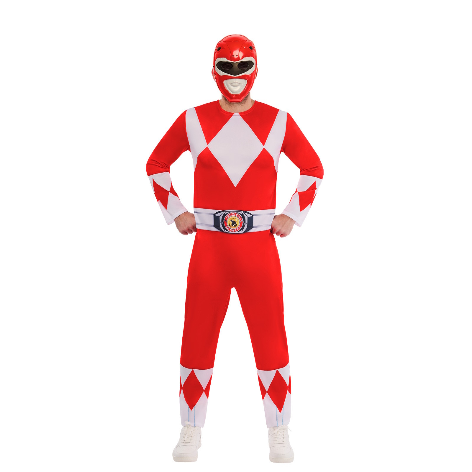 Power Rangers Red Mighty Morphin Ranger Adult Costume Small