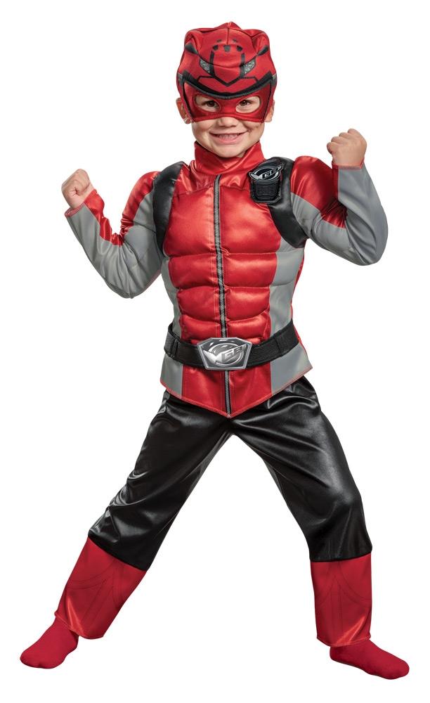 Power Rangers Beast Morphers Red Ranger Half Mask Child Costume 4-6