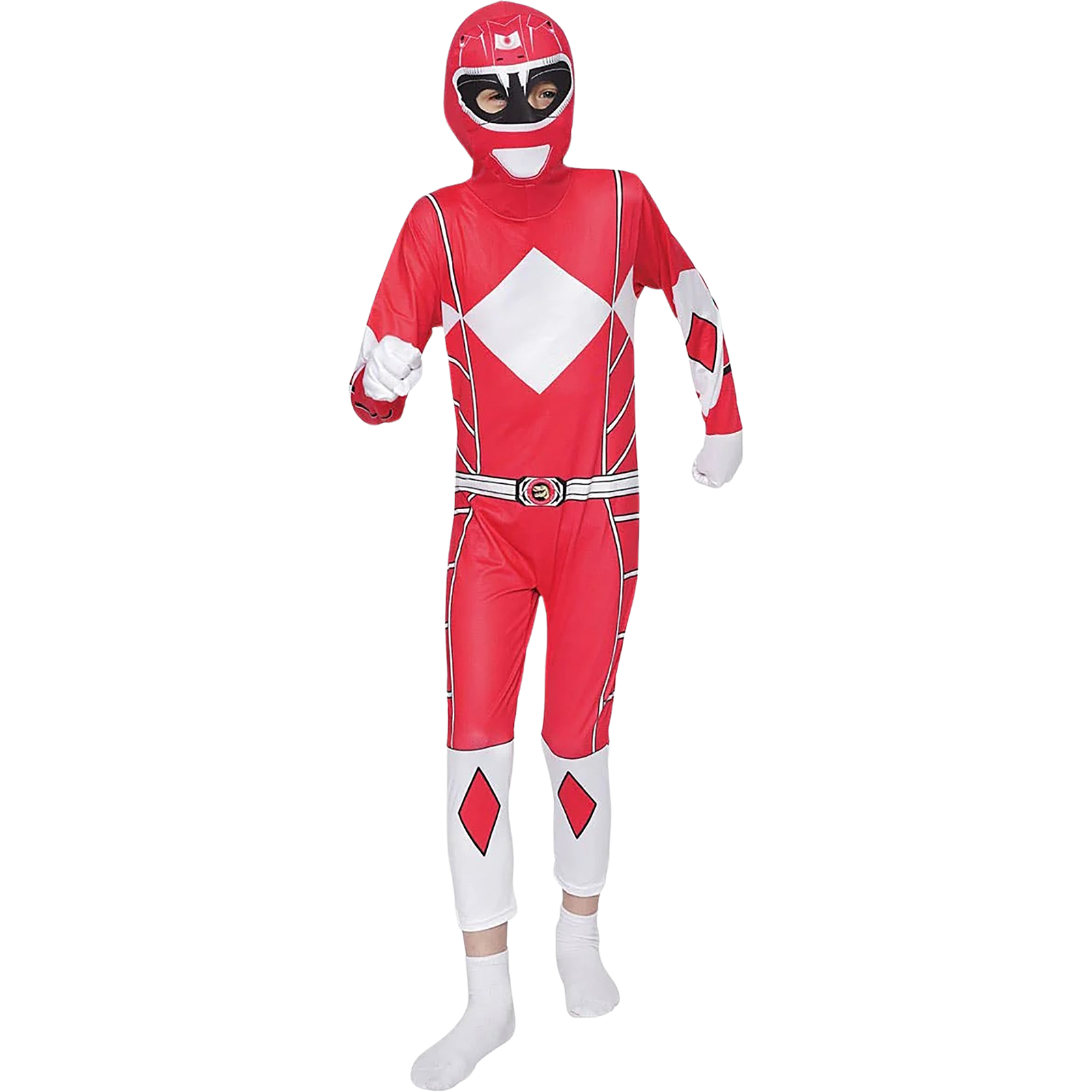 Red Ranger Kids Costume Large