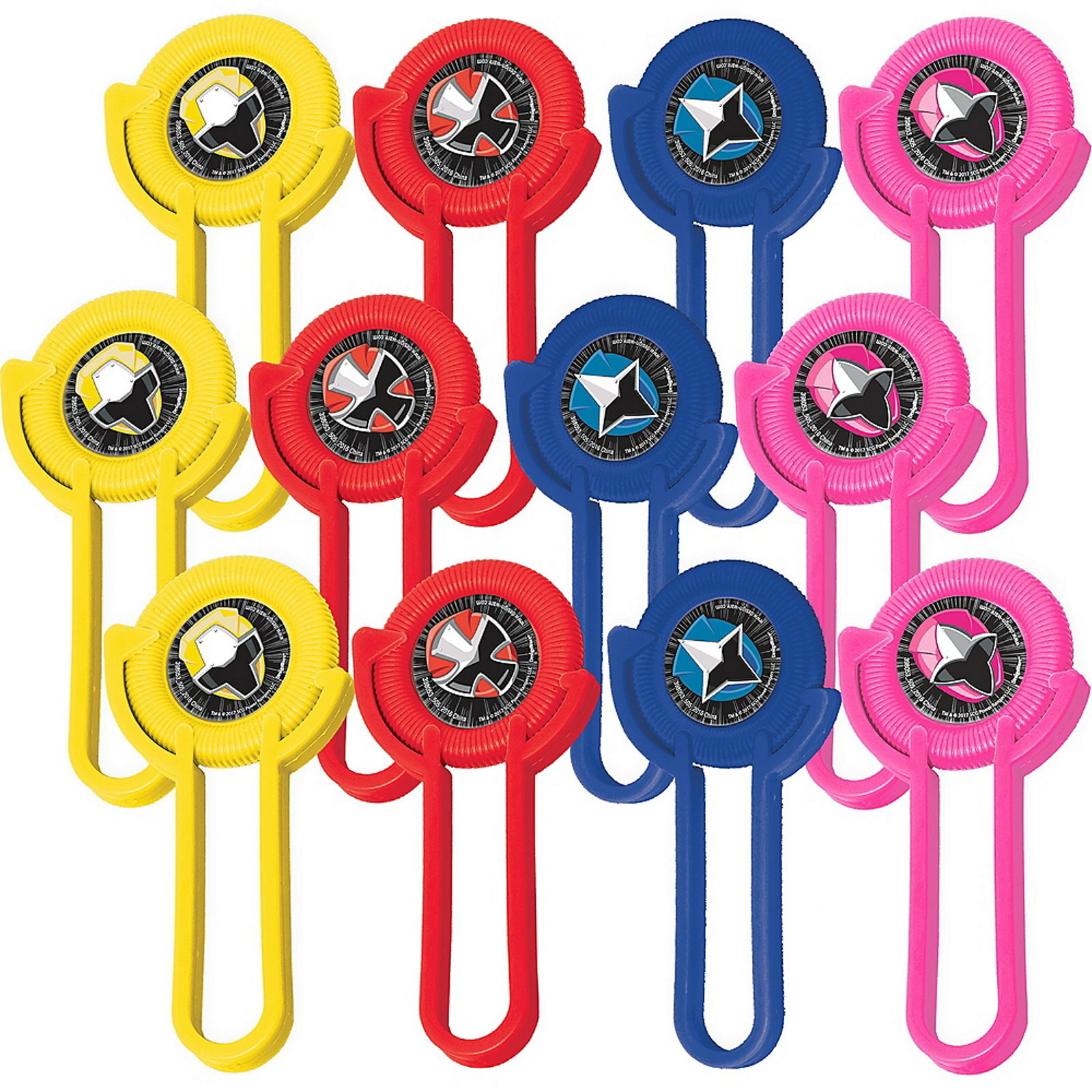 Power Rangers Ninja Steel Disc Shooters (Pack of 12) - Discount Party ...