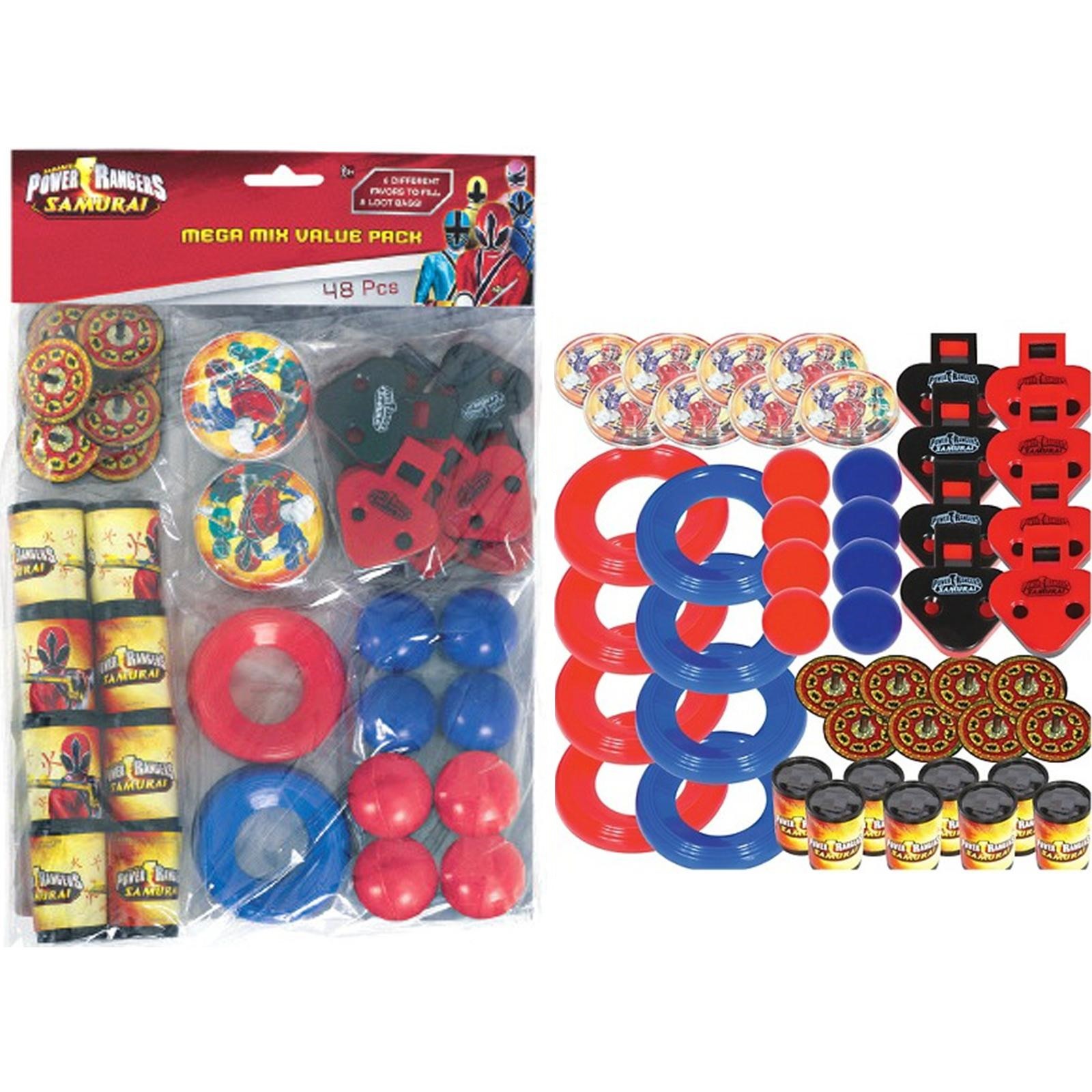 Power Rangers Samurai Mega Value Favour Pack (48 Pieces)