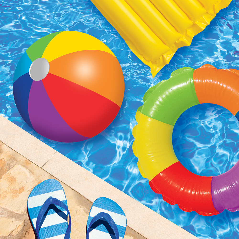 Pool Play Large Napkins / Serviettes (Pack of 16)