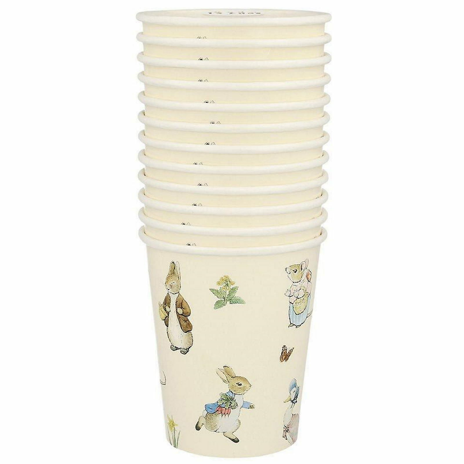 Meri Meri Peter Rabbit and Friends Paper Cups (Pack of 12)