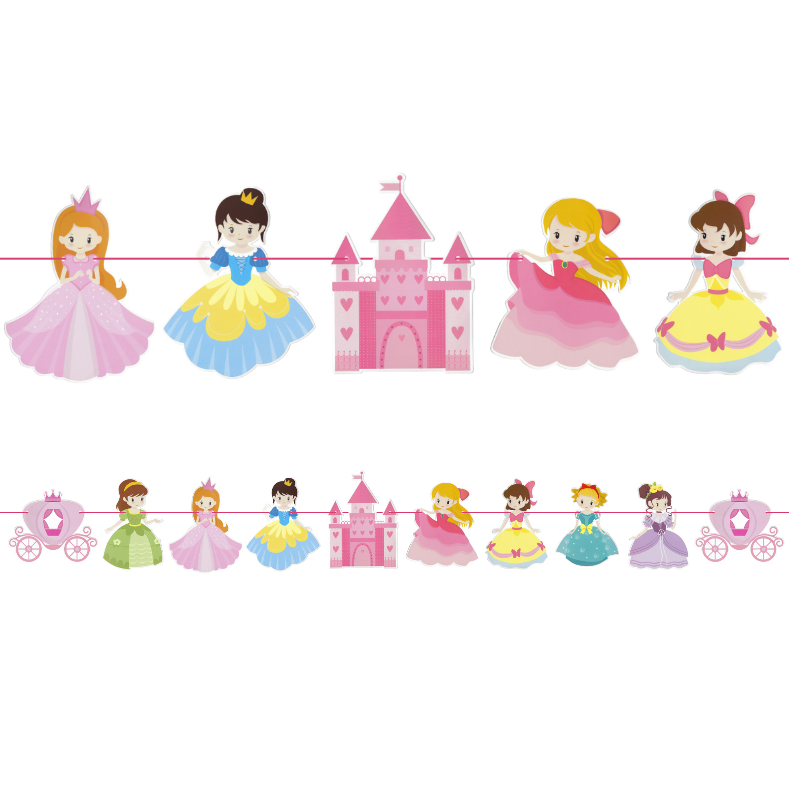 Royal Princess Garland Banner 4.5m