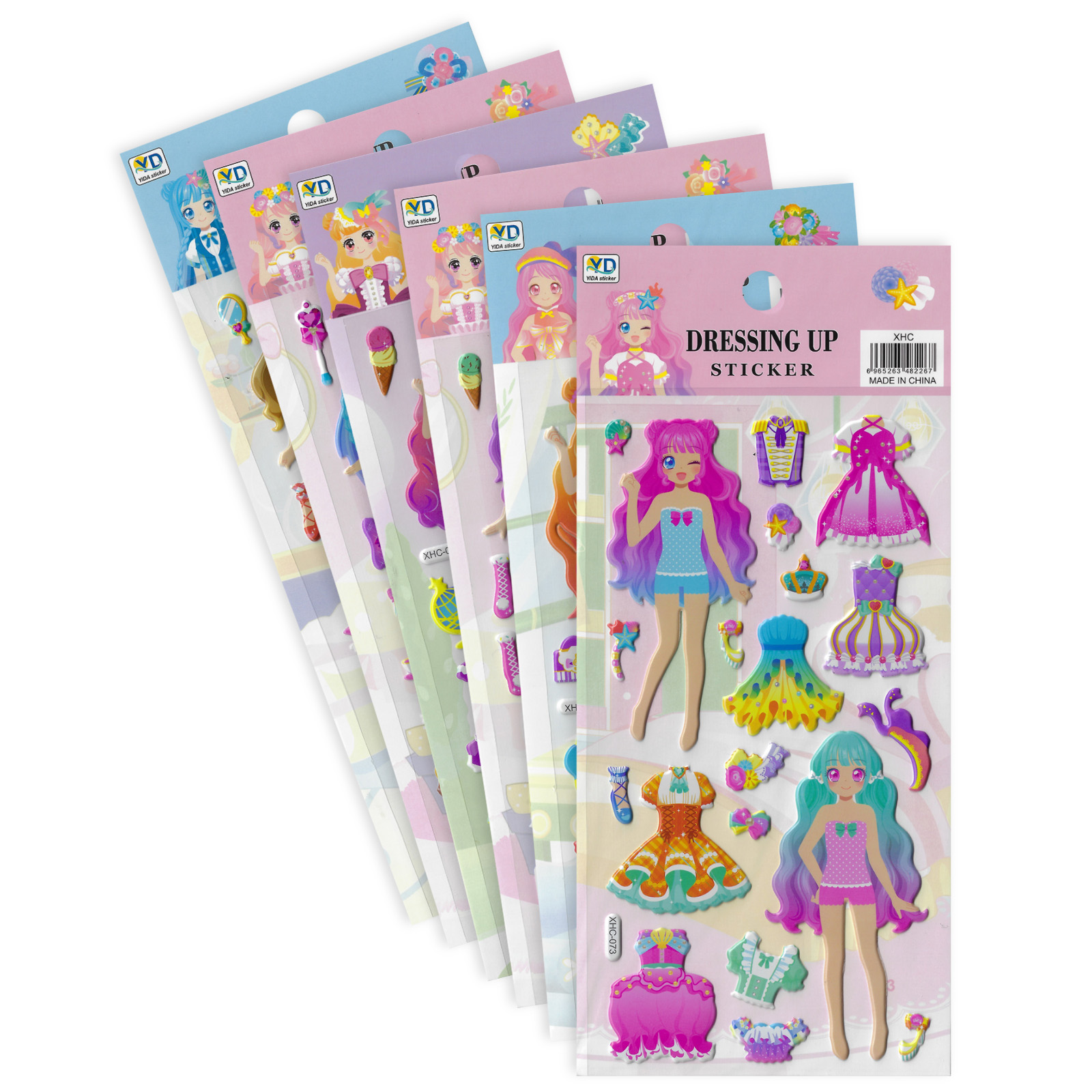 Doll Stickers (6 Sheets)
