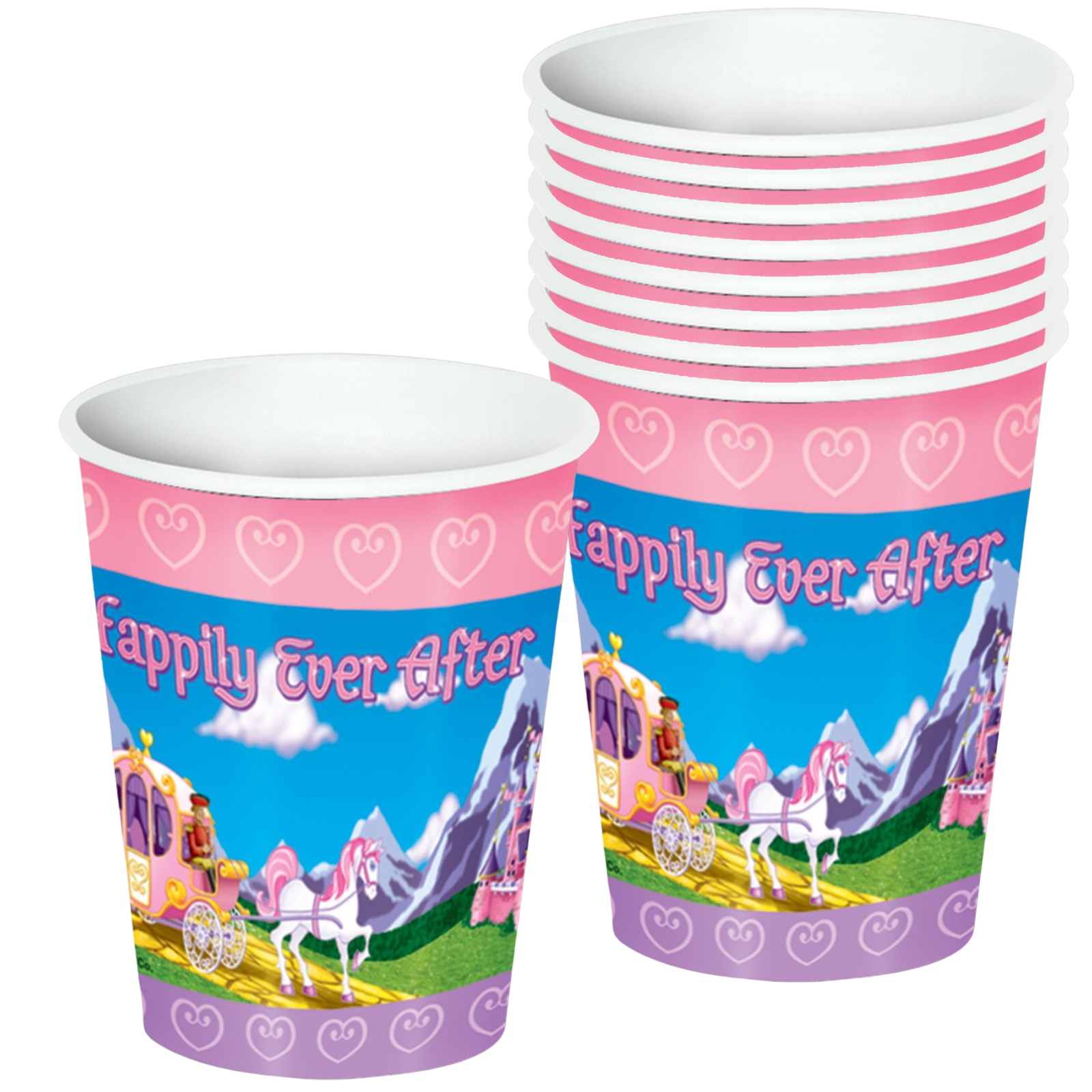 Princess Happily Ever After Paper Cups (Pack of 8)