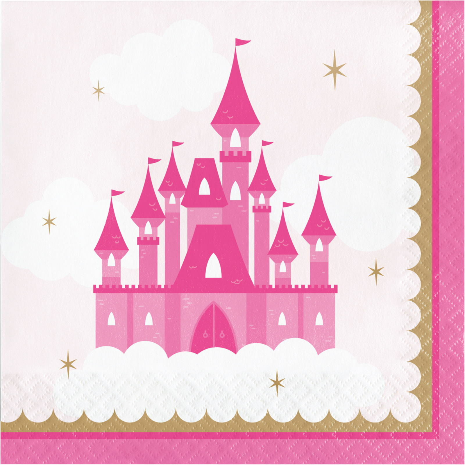 Little Princess Large Napkins / Serviettes (Pack of 16)