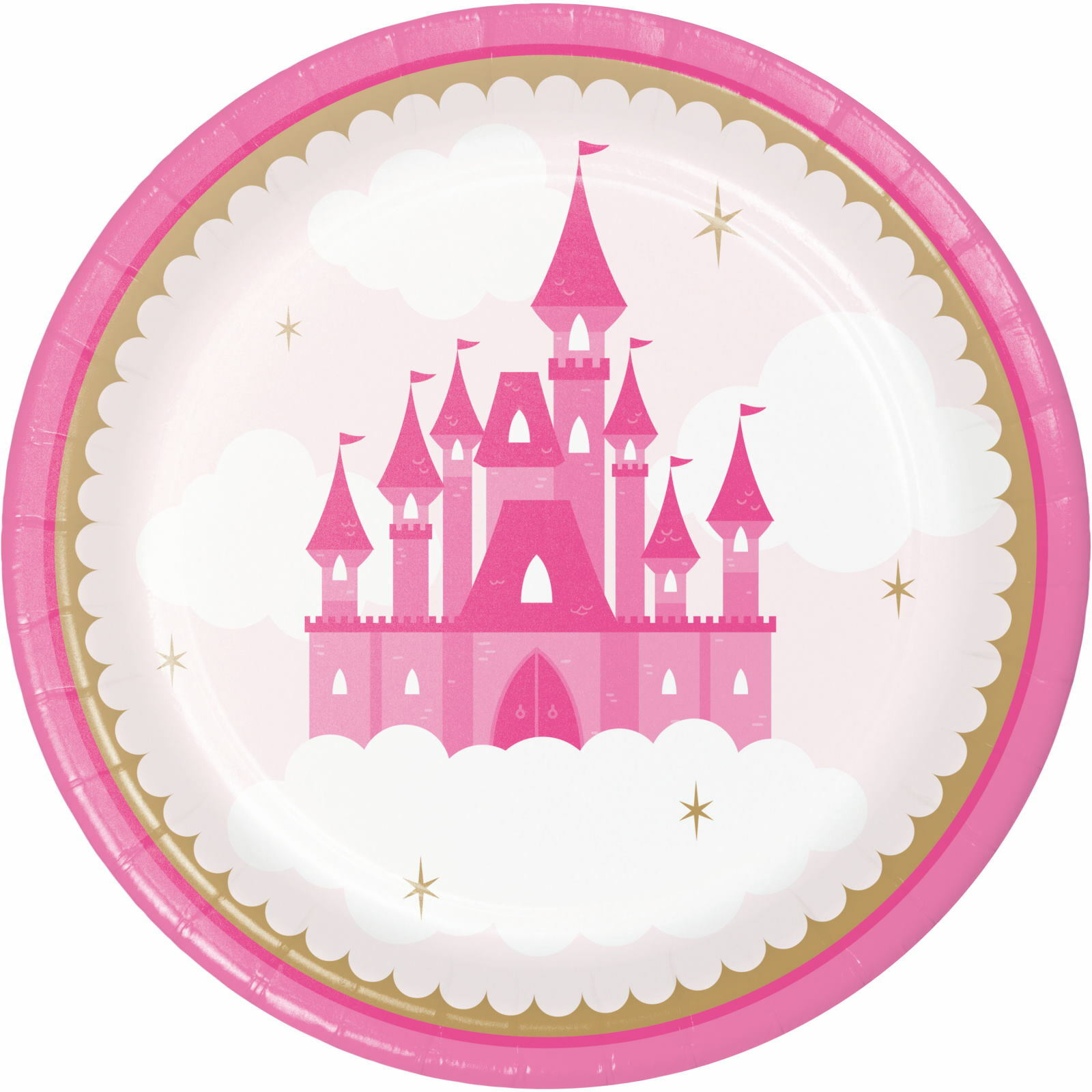 Little Princess Large Paper Plates (Pack of 8)