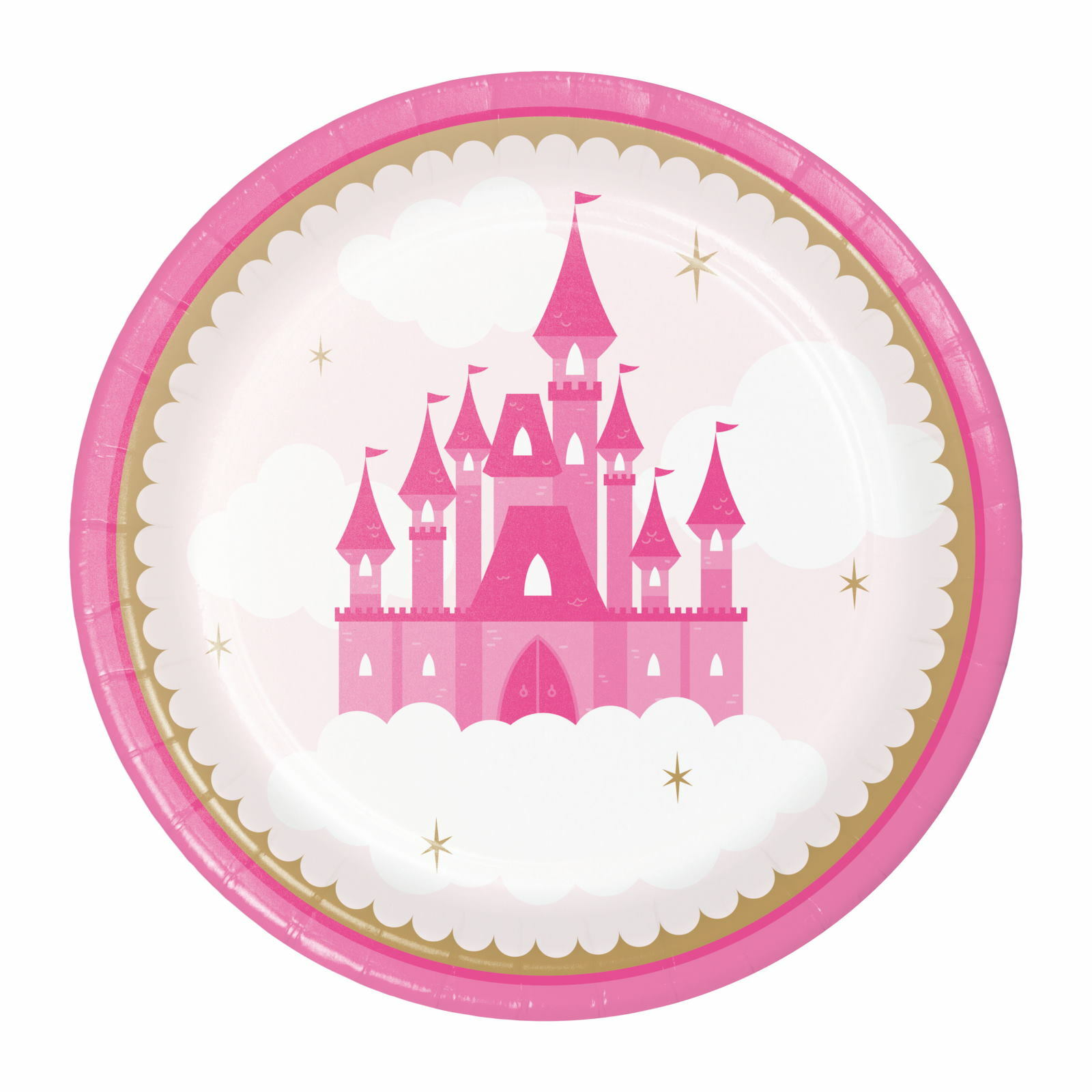 Little Princess Small Paper Plates (Pack of 8)