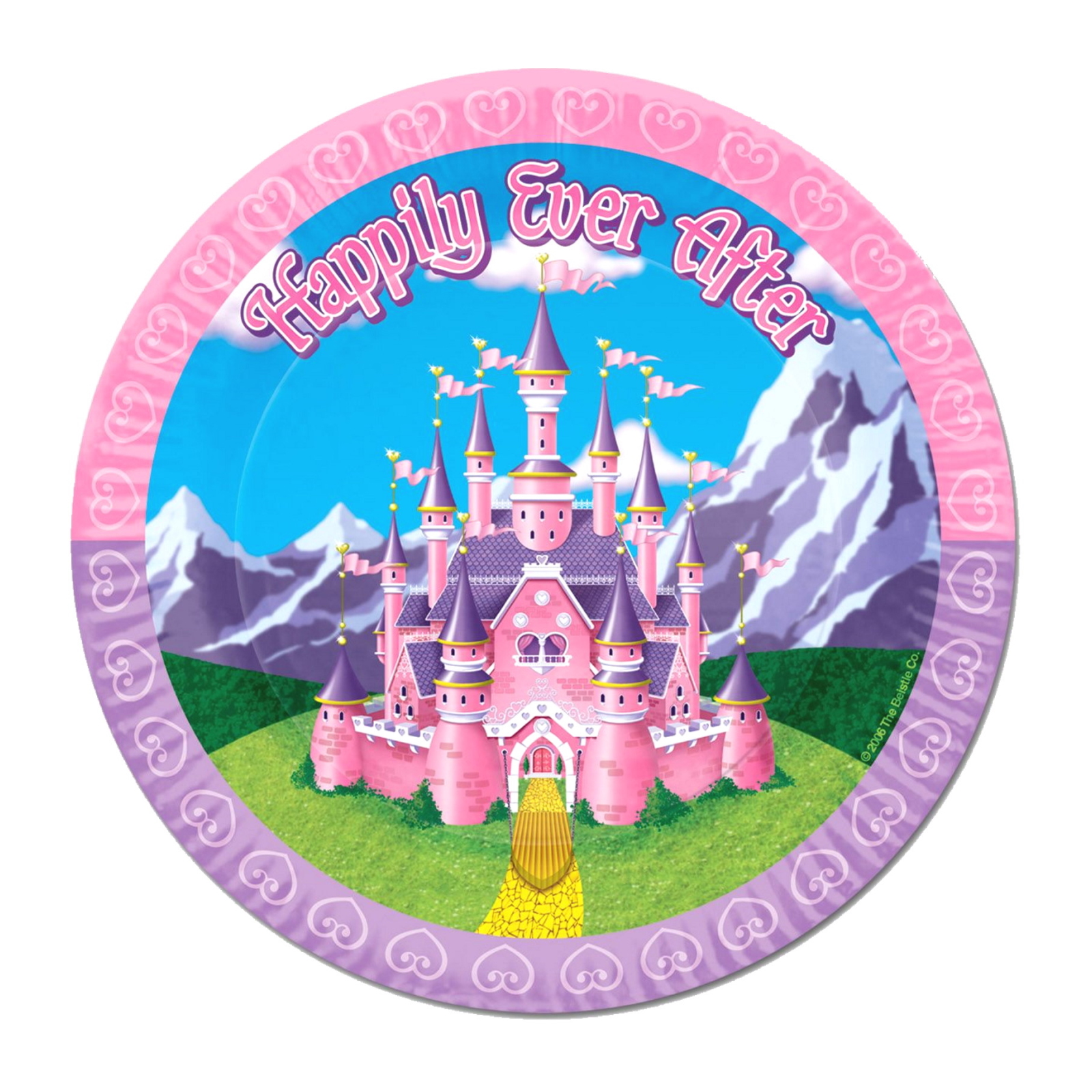 Princess Happily Ever After Paper Plates 18cm (Pack of 8) 