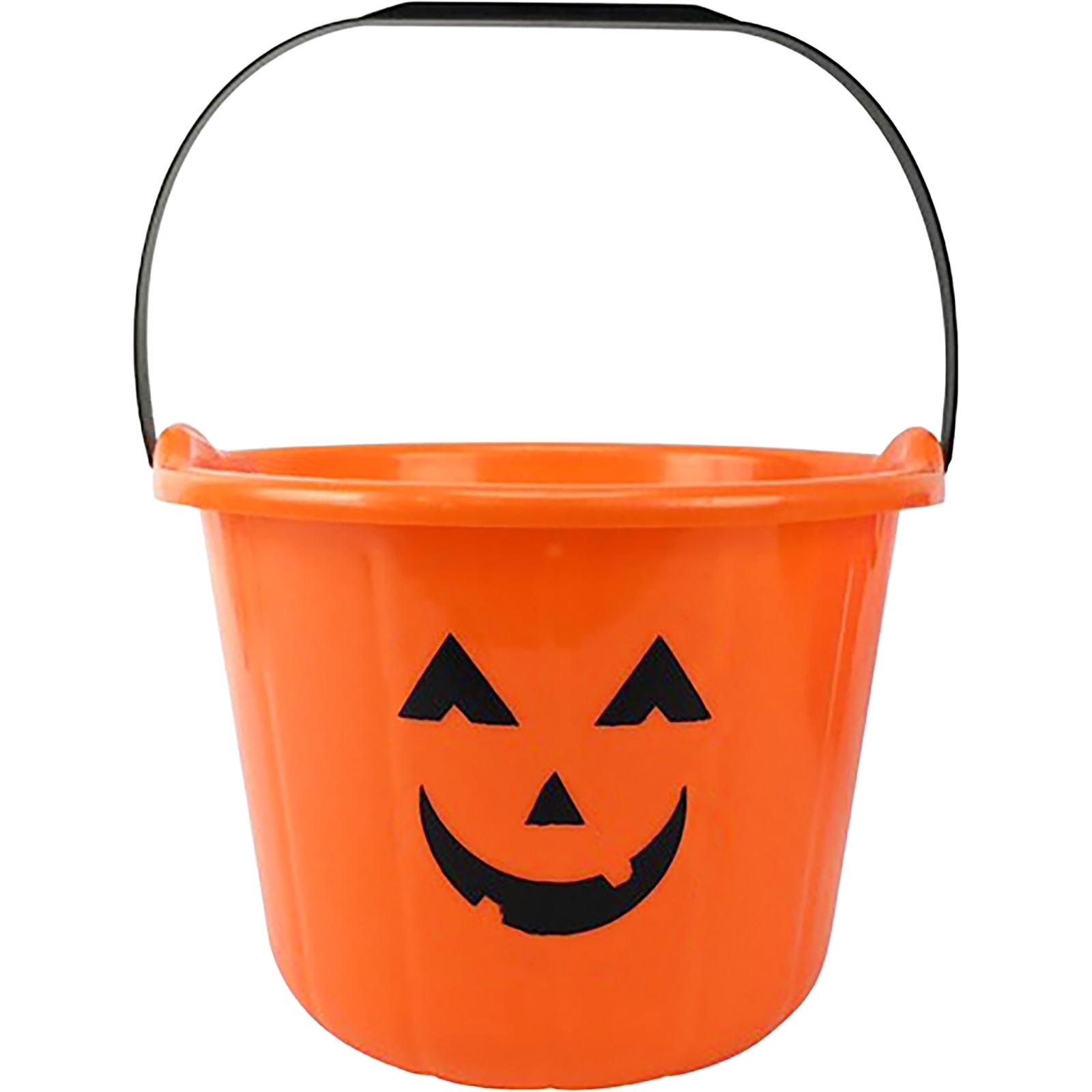 Orange Halloween Pumpkin Bucket 