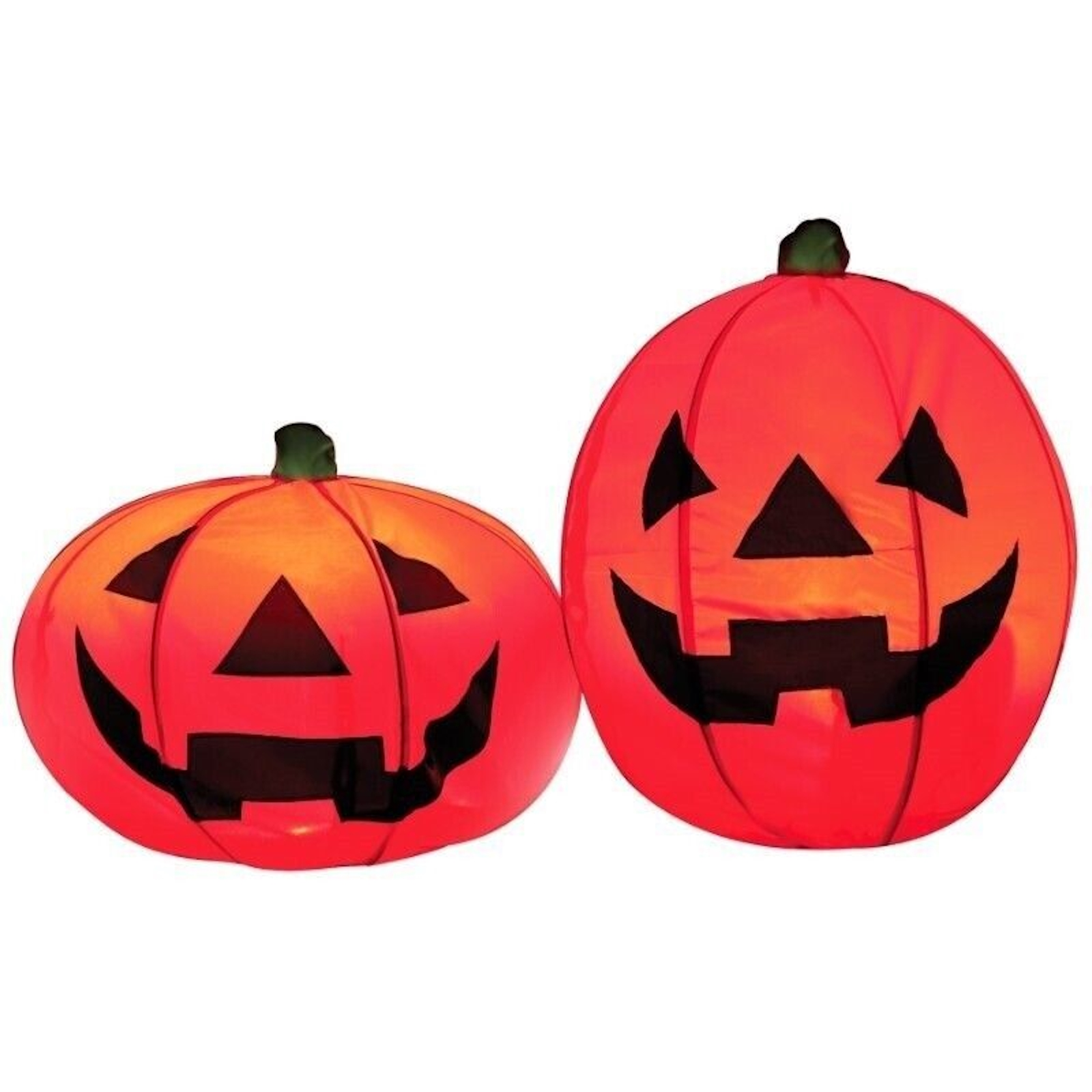 Light Up Set of 2 Pumpkin Halloween Props