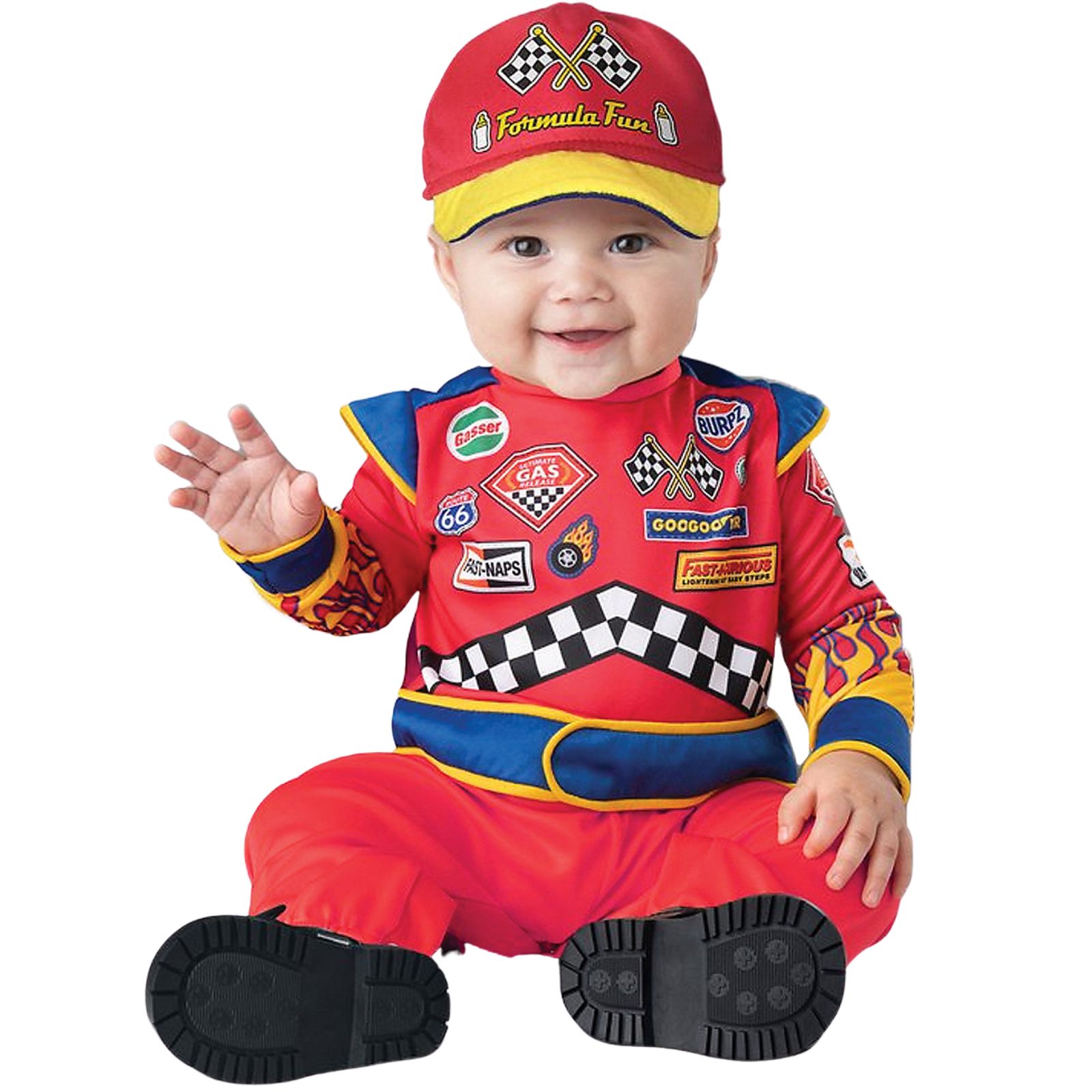 Burnin' Rubber Racing Driver Toddler Costume