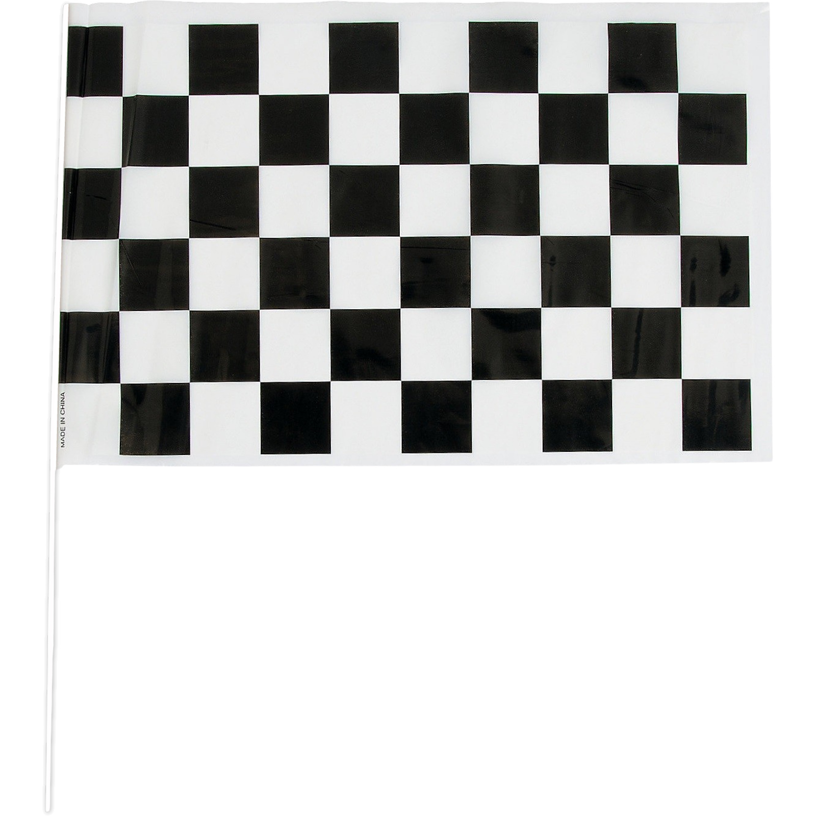 Large Chequered Flags (Pack of 12)