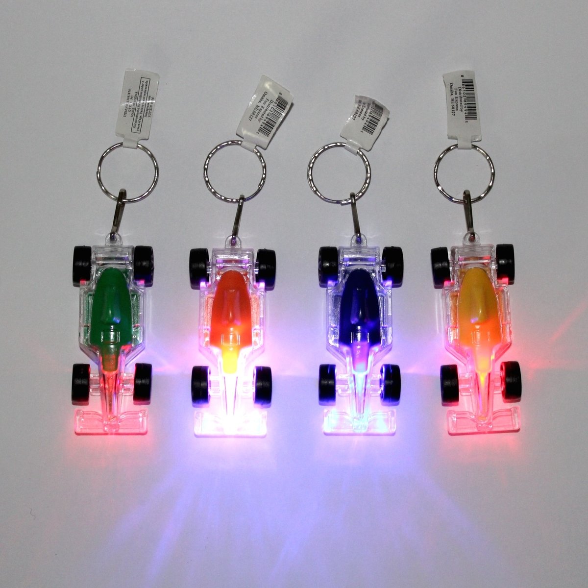 Light Up Race Car Keyrings (Pack of 12) | Racing | Themed Party ...