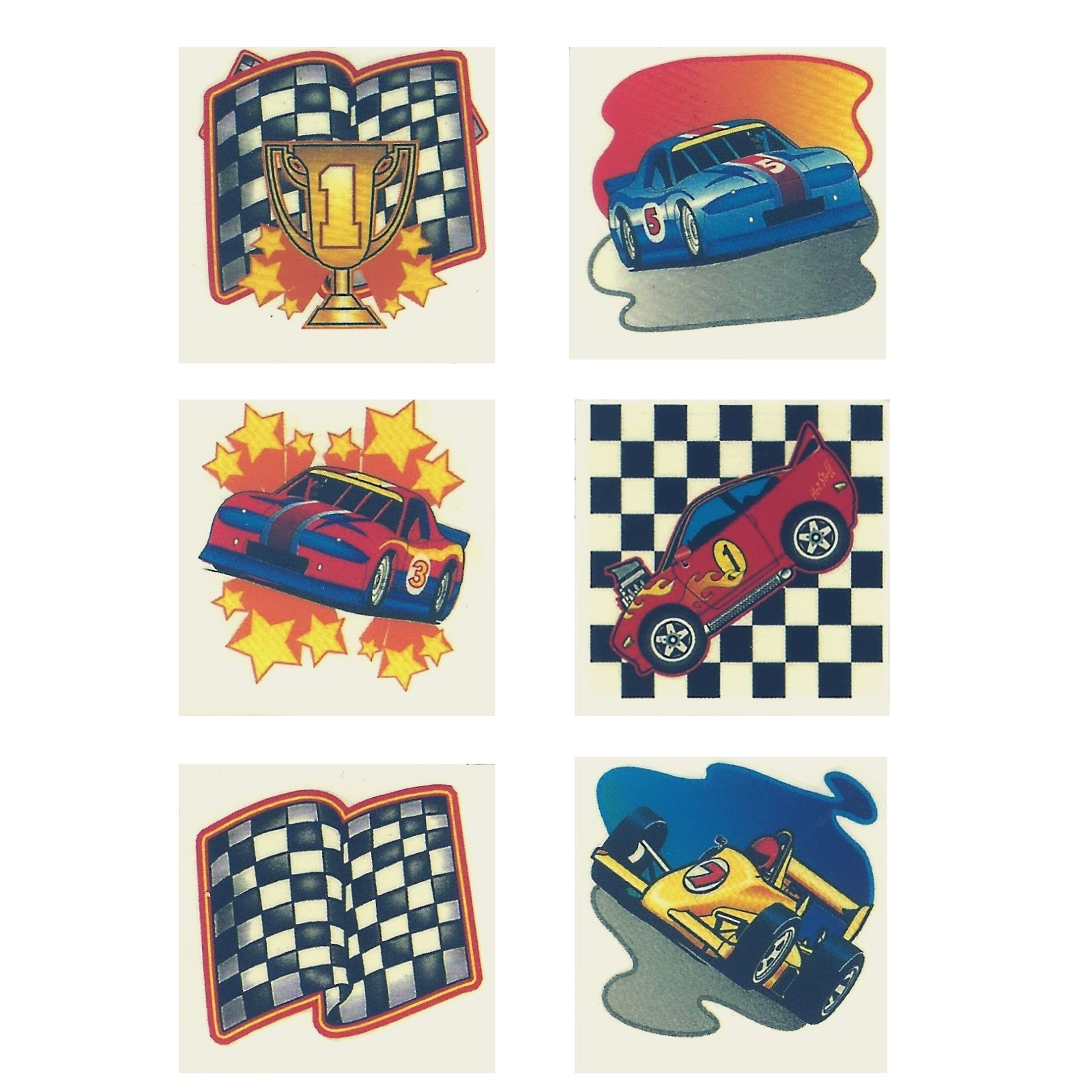 Racing Tattoos (Pack of 72)