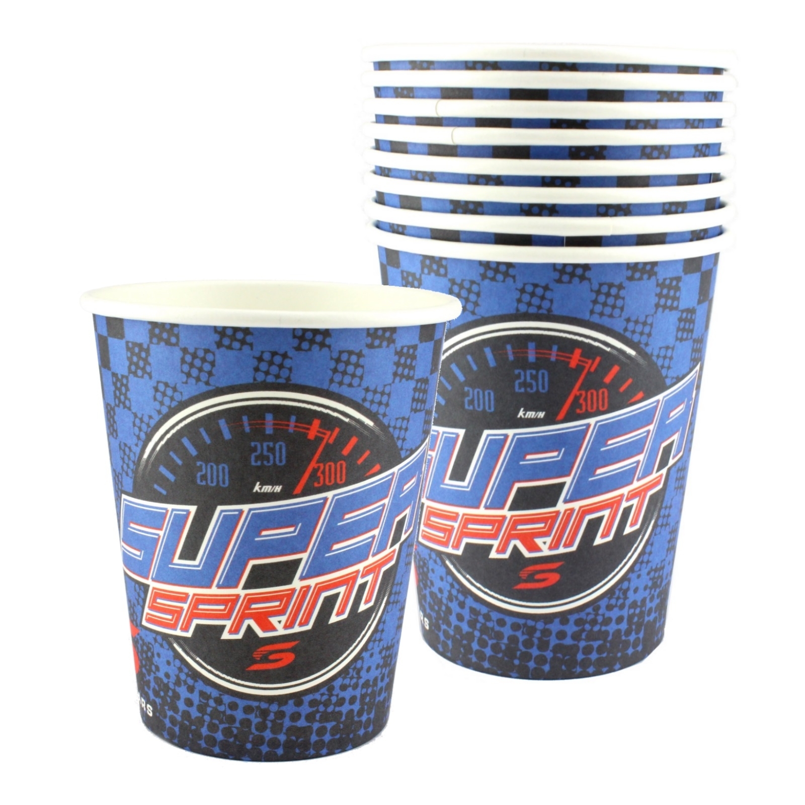V8 Supercars Paper Cups (Pack of 8)