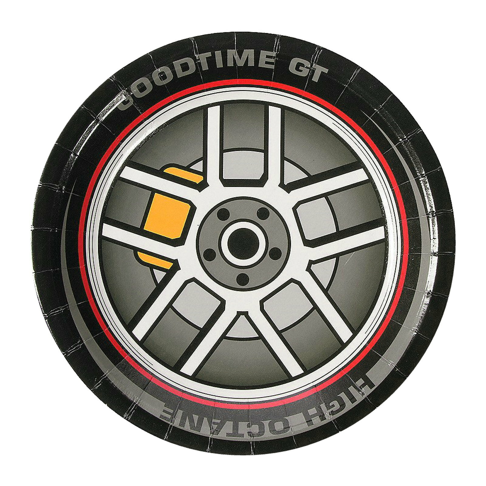 Race Car Birthday Small Paper Plates (Pack of 8)