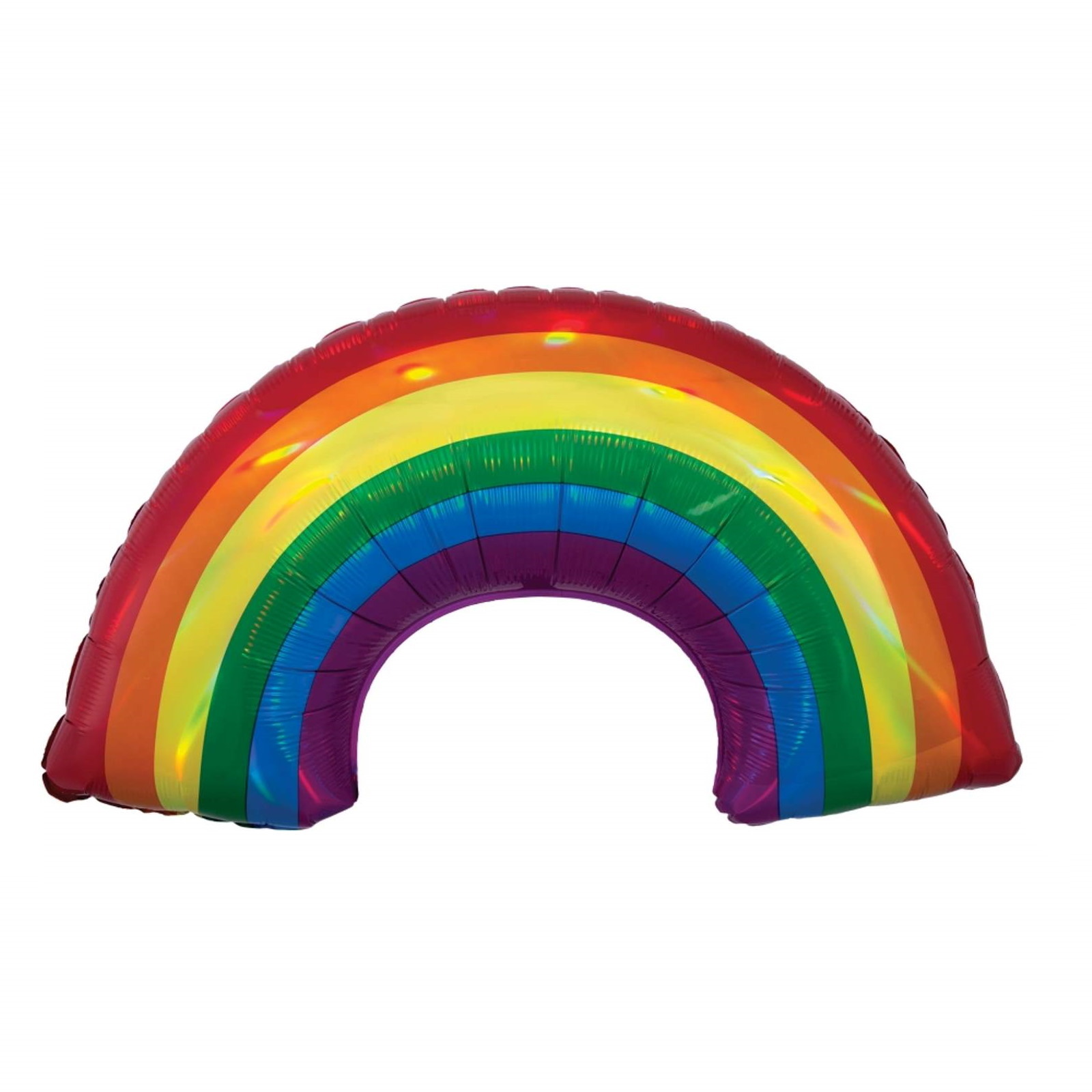 Rainbow Iridescent Jumbo Supershape Helium Foil Balloon 86cm 