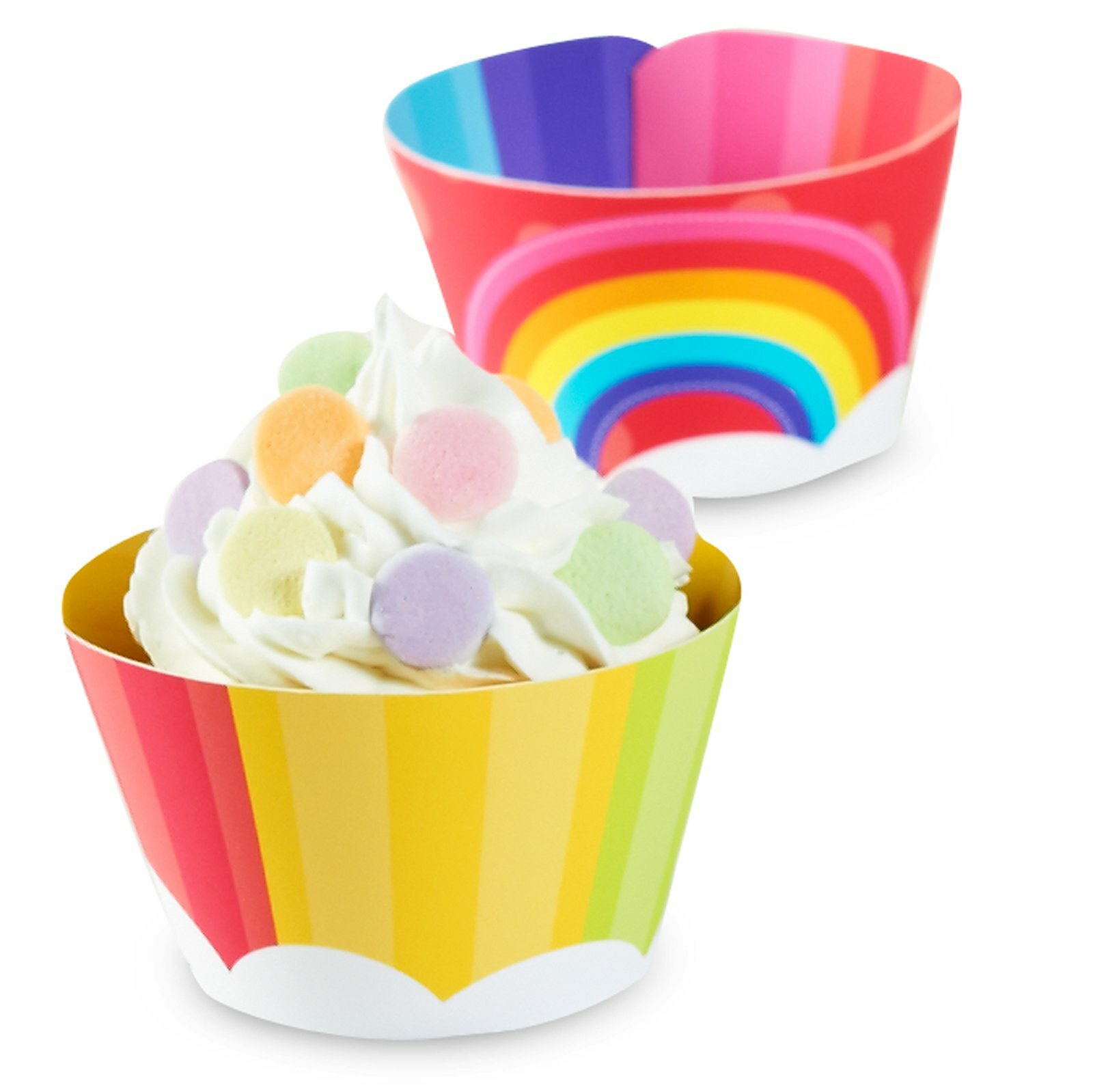 Rainbow Wishes Cupcake Wrappers (Set of 12)
