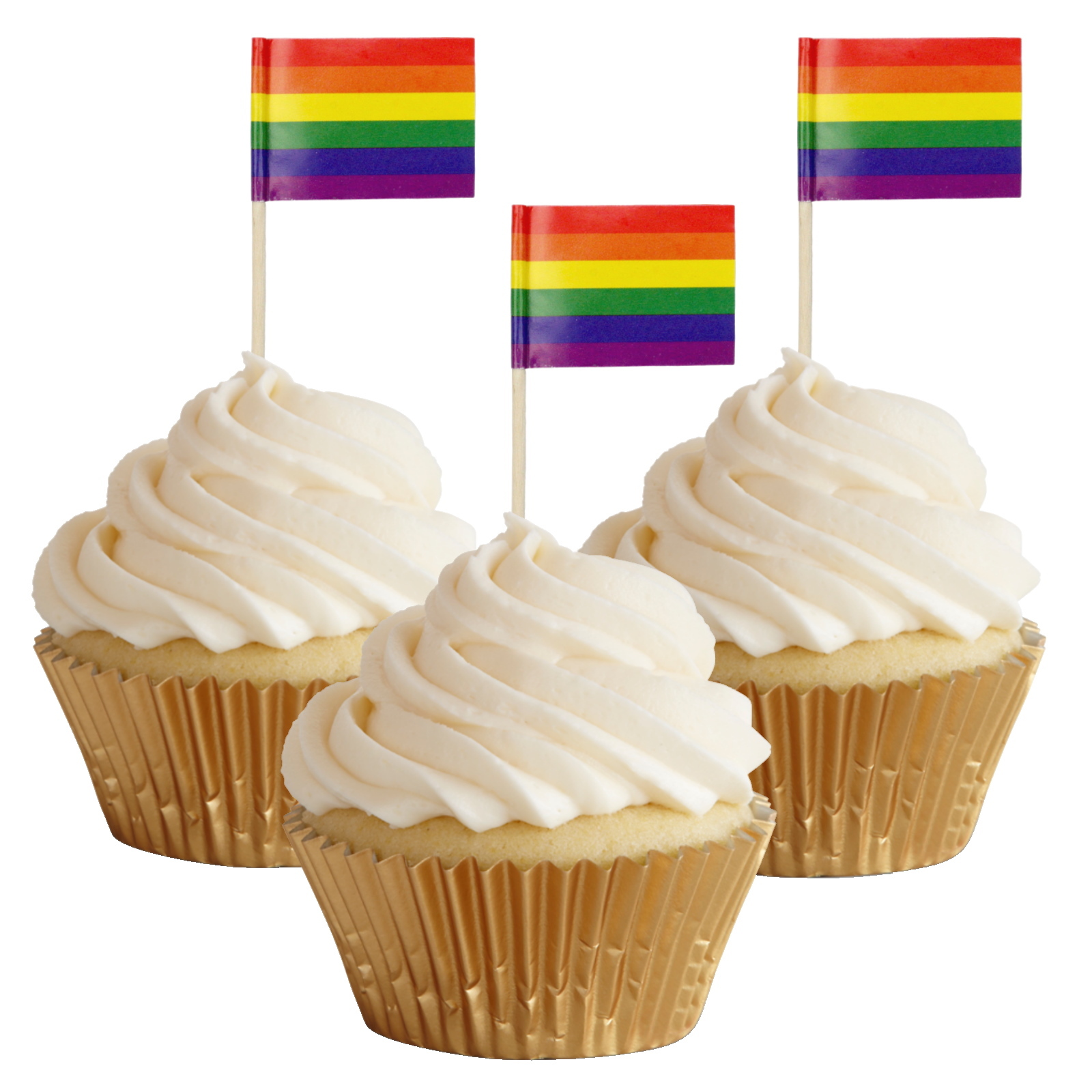 Rainbow Flag Picks (Pack of 50)