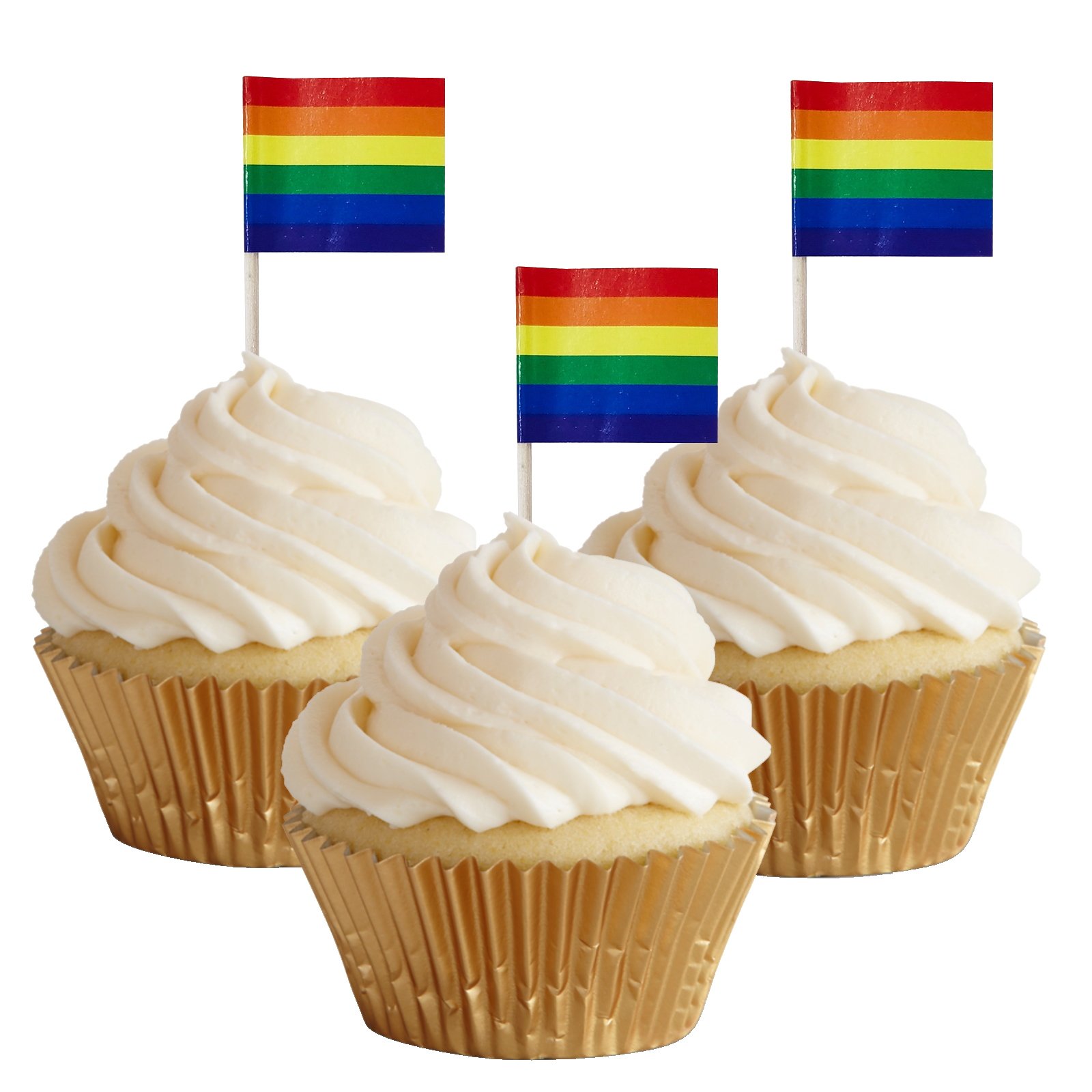 Rainbow Flag Picks (Bulk Pack of 50)
