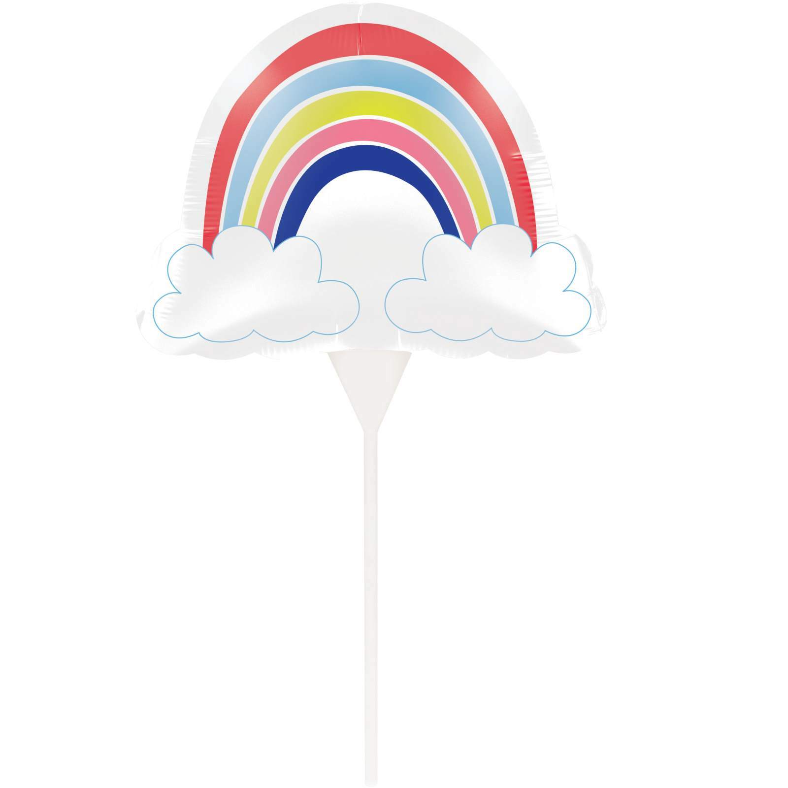 Over the Rainbow Balloon Cake Topper