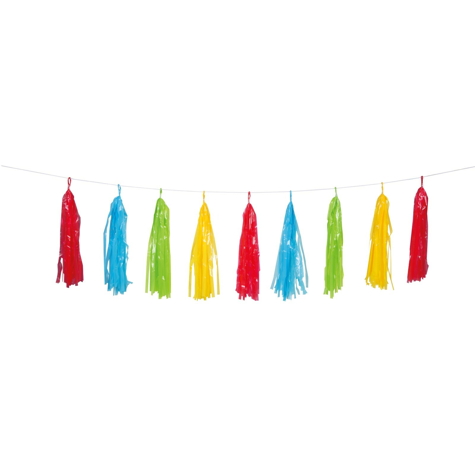Rainbow Tassel Garland Banner