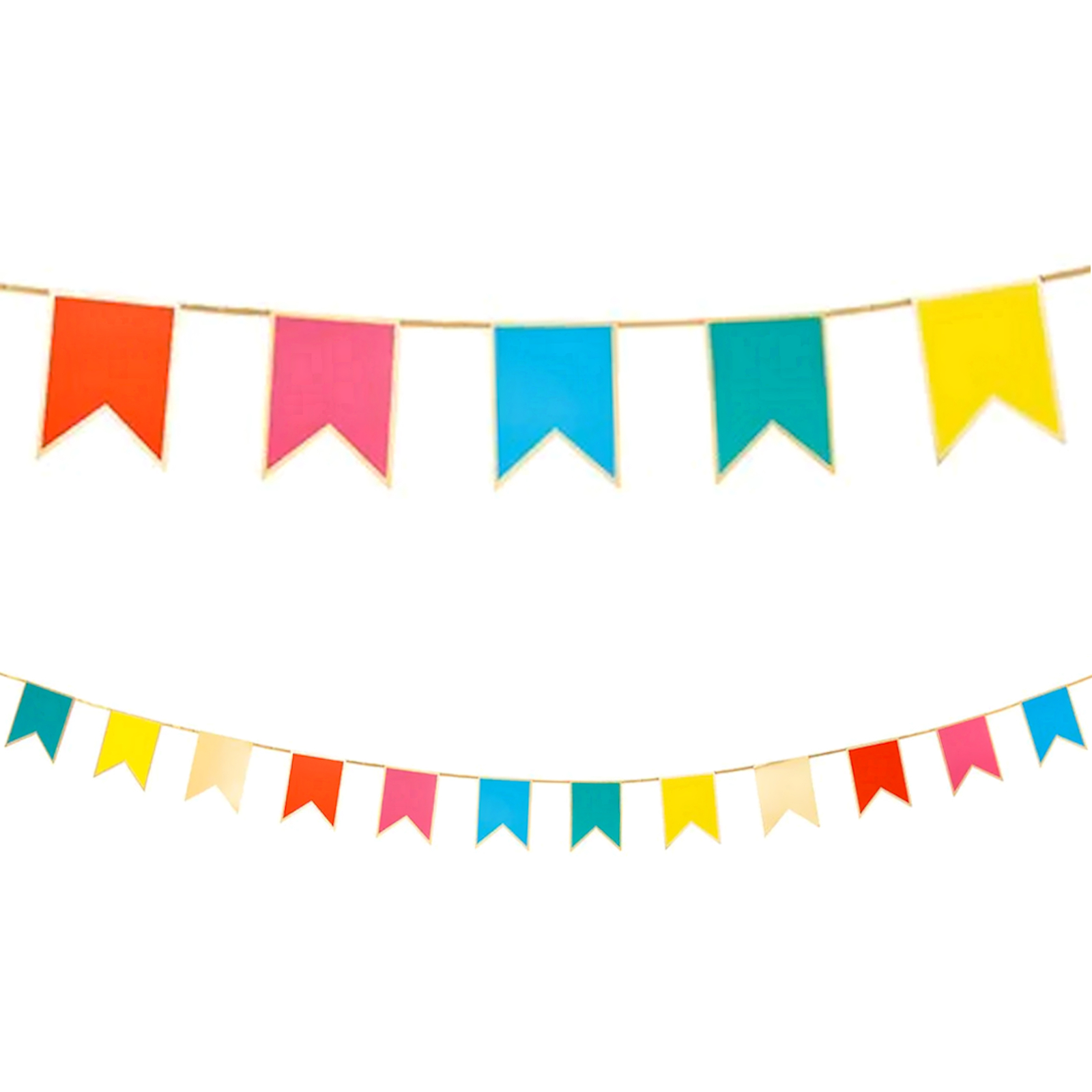 Talking Tables Rainbow Pennant Banner 3m