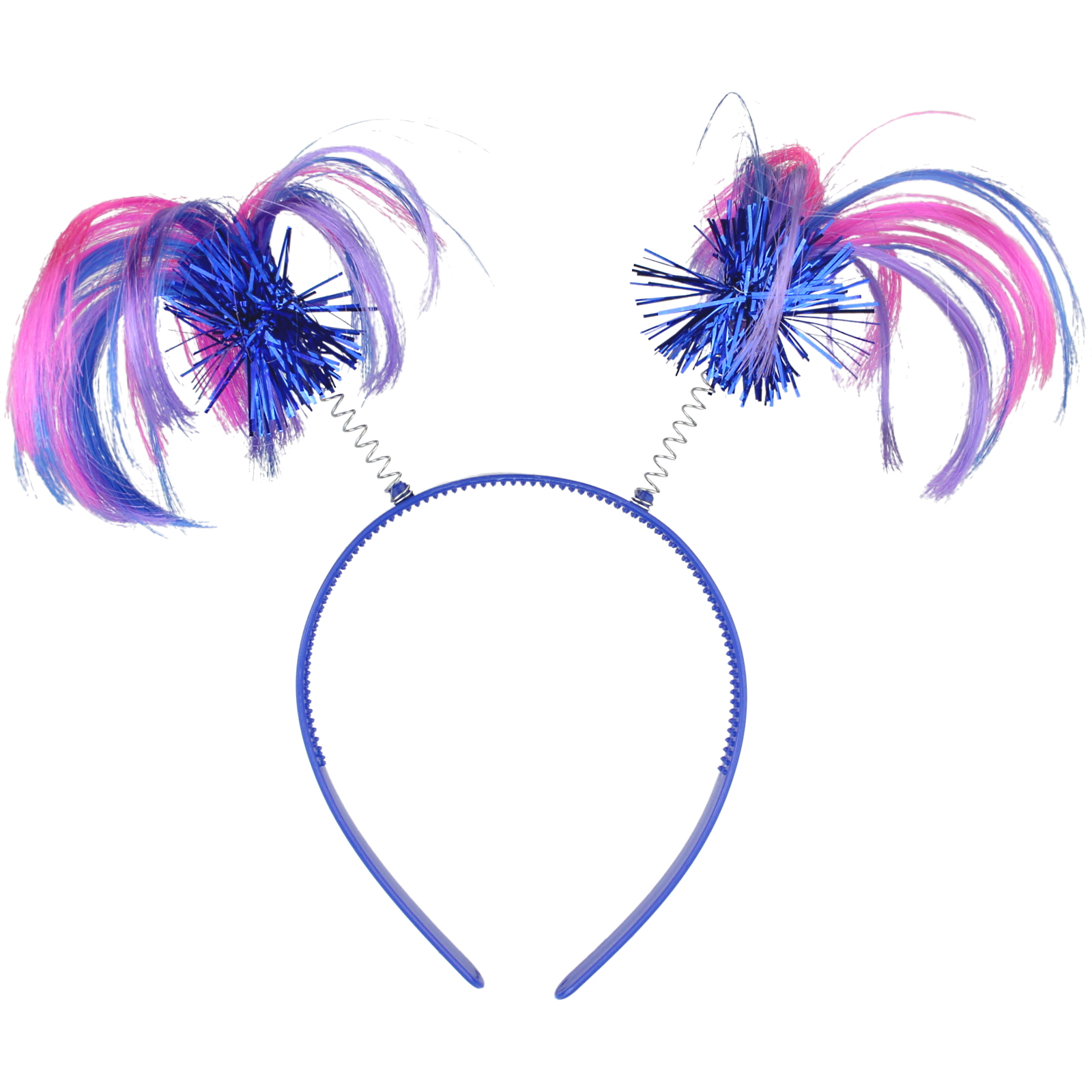 Ponytail Headbopper Purple Pink & Blue