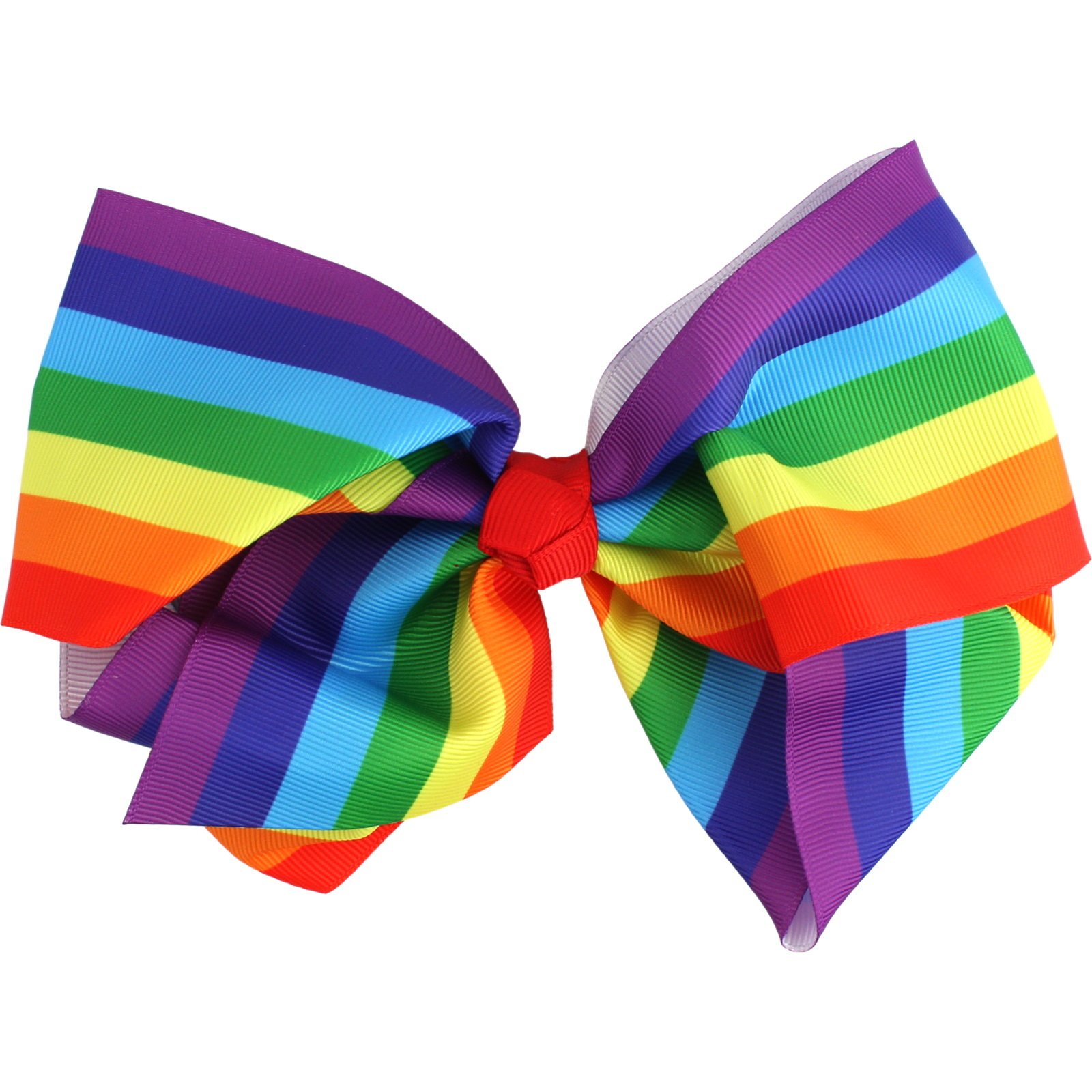 Rainbow Bow Hair Clip