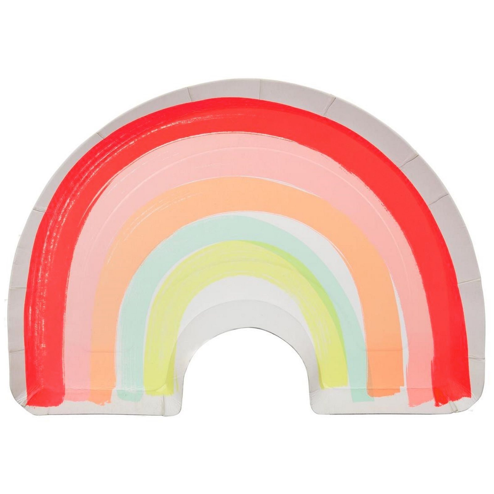 Meri Meri Rainbow Shape Large Paper Plates (Pack of 12)