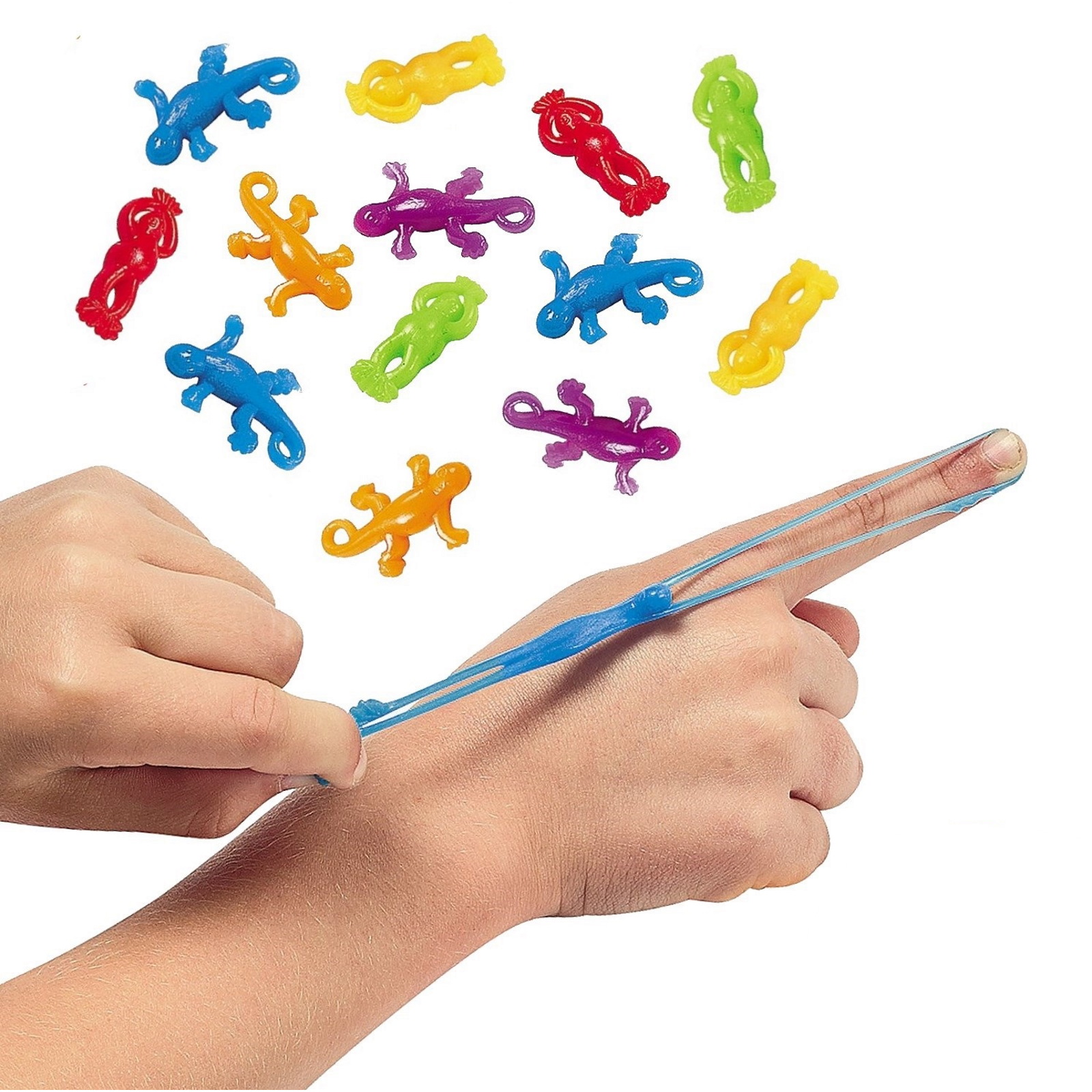 Mini Stretchy Frogs and Lizards Bulk Pack