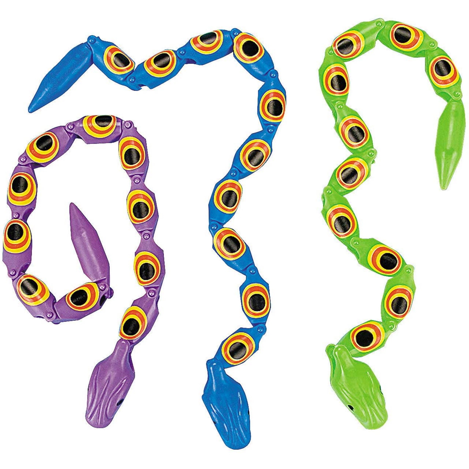 Plastic Wiggle Snakes (Pack of 36)