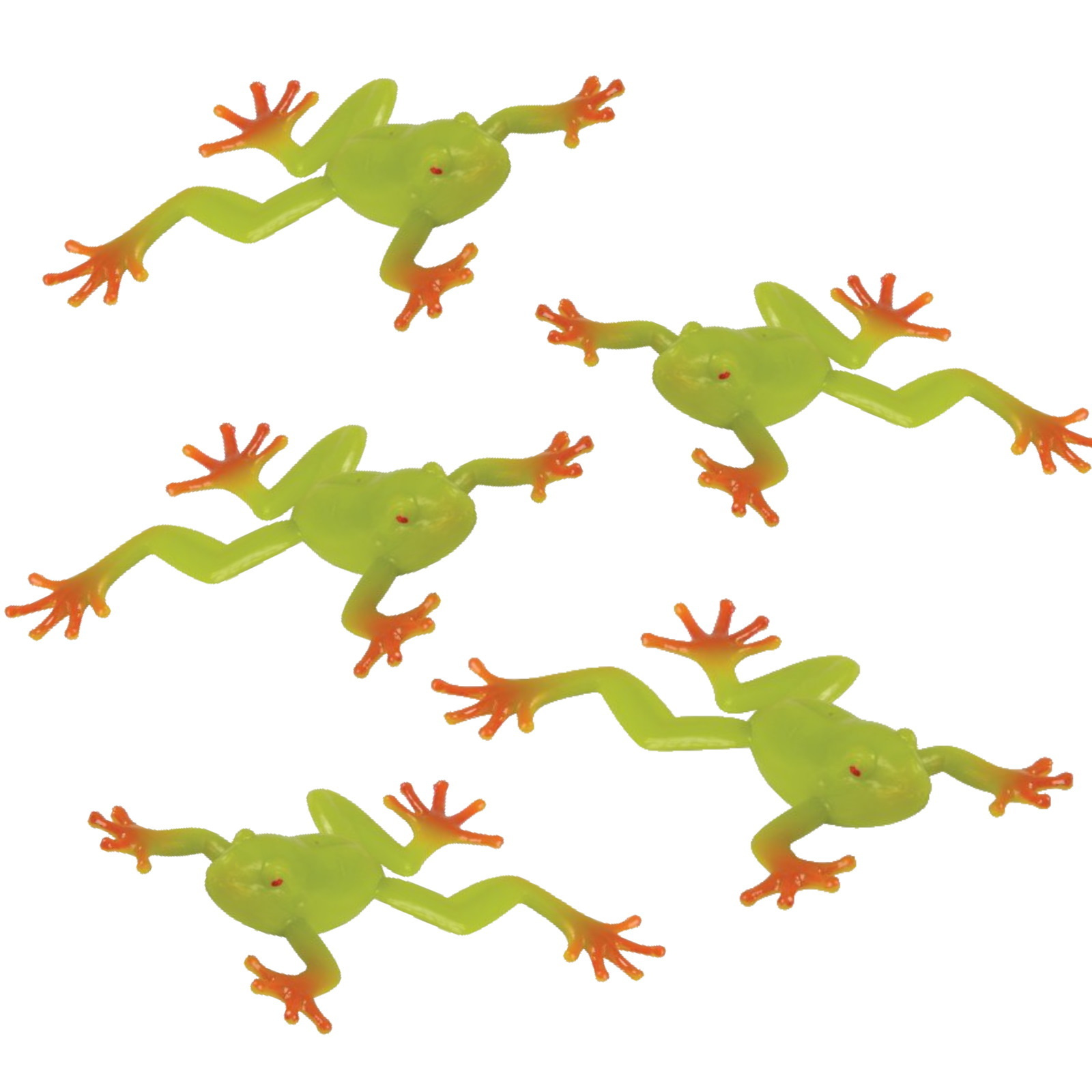 Mini Plastic Tree Frogs Pack of 12 Reptiles and Bugs Boys