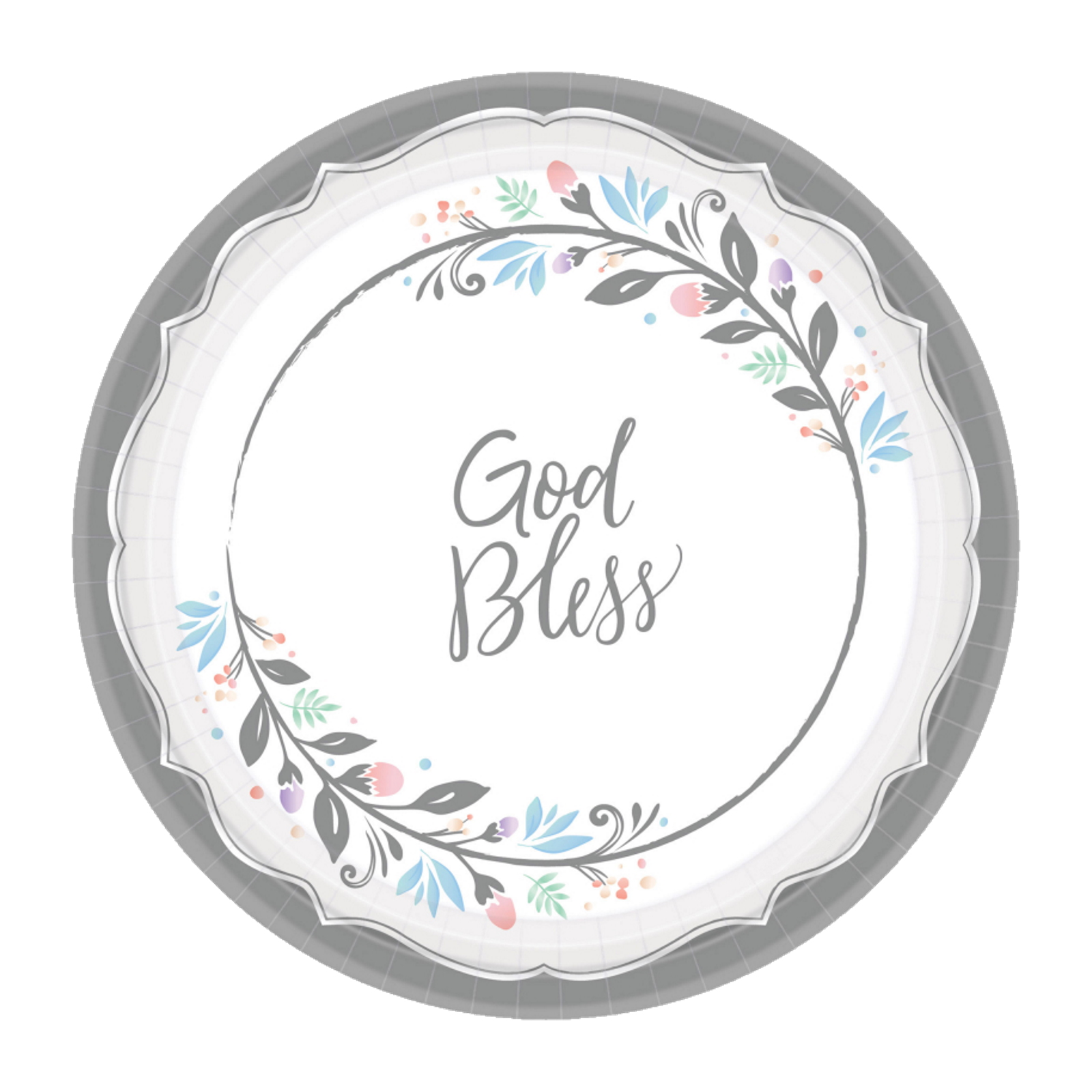 Holy Day Small Paper Plates (Pack Of 18)