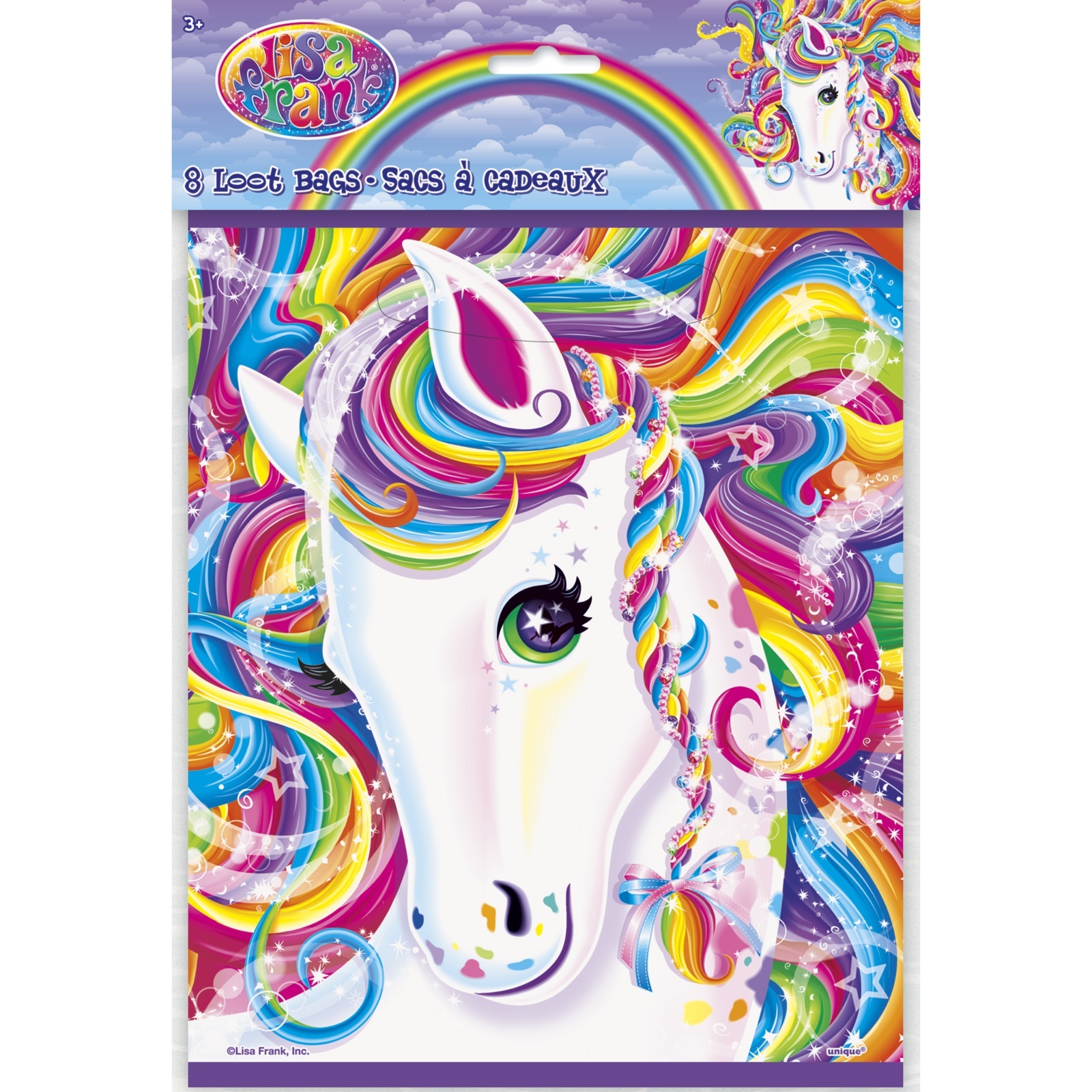 Rainbow Majesty Pony Lolly/Treat Bags (Pack of 8)