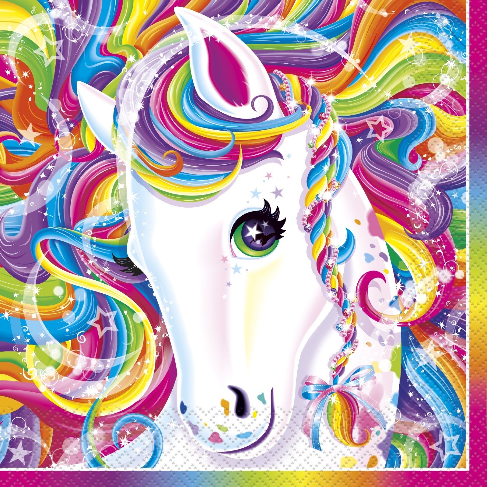 Rainbow Majesty Pony Small Napkins / Serviettes (Pack of 16)