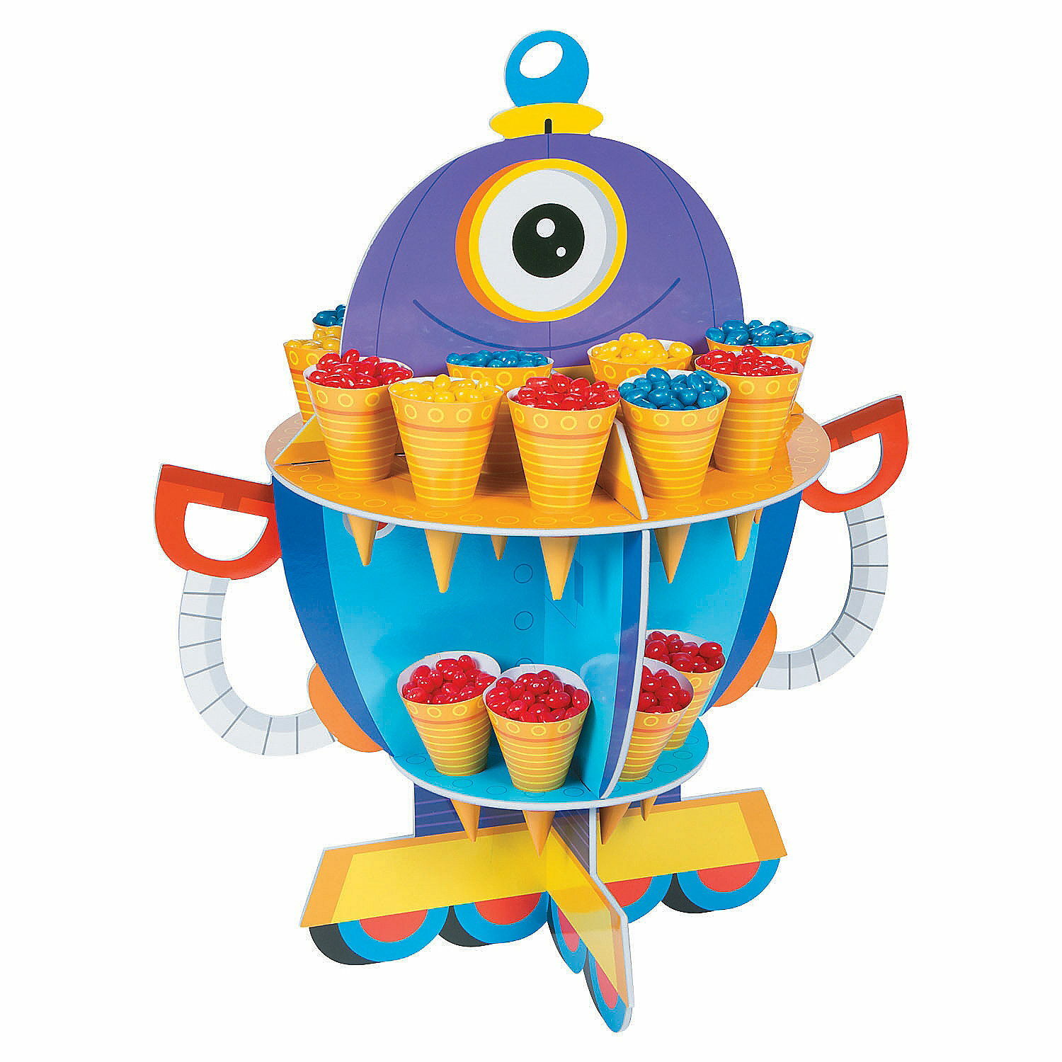 Robot Treat Stand With Cones