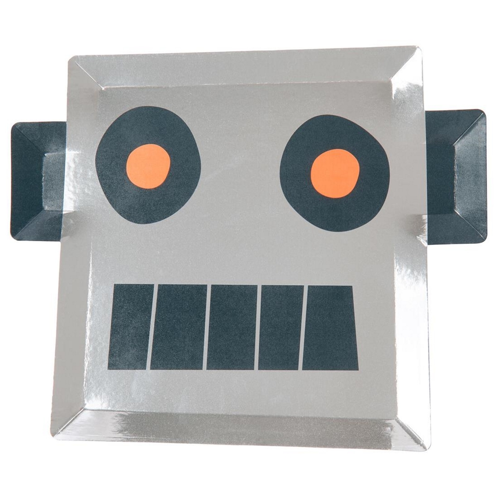 Meri Meri Space Robot Large Paper Plates (Pack of 8)