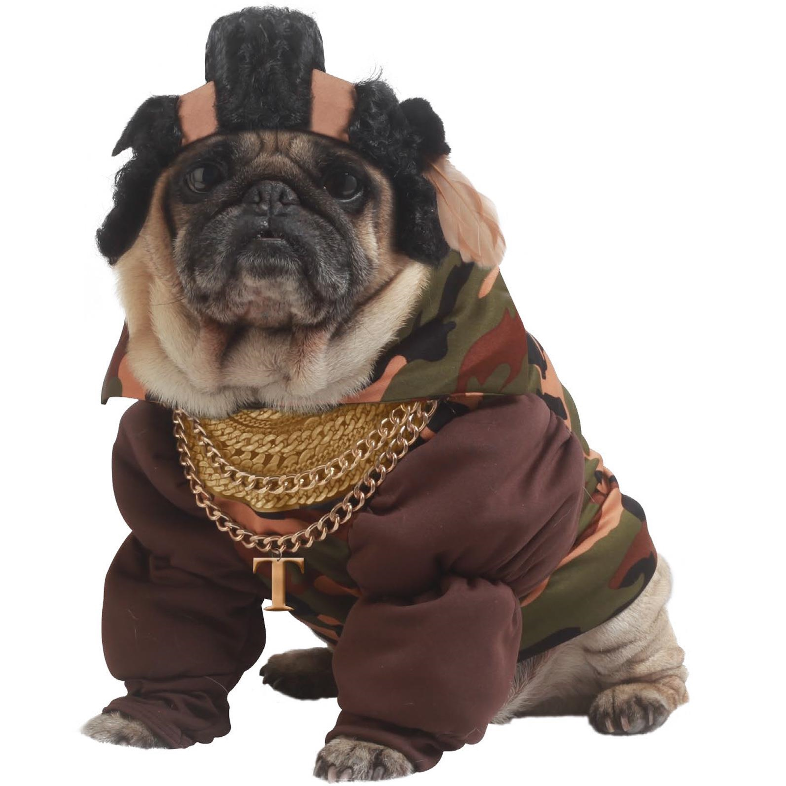 Pity the Fool Mr. T Pet Costume Small