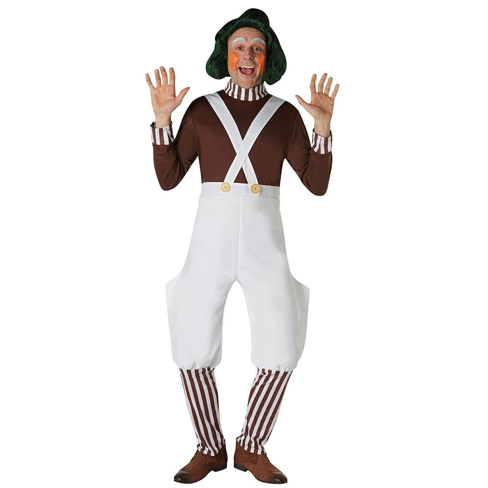 Willy Wonka and the Chocolate Factory Oompa Loompa Deluxe Adult Costume Medium